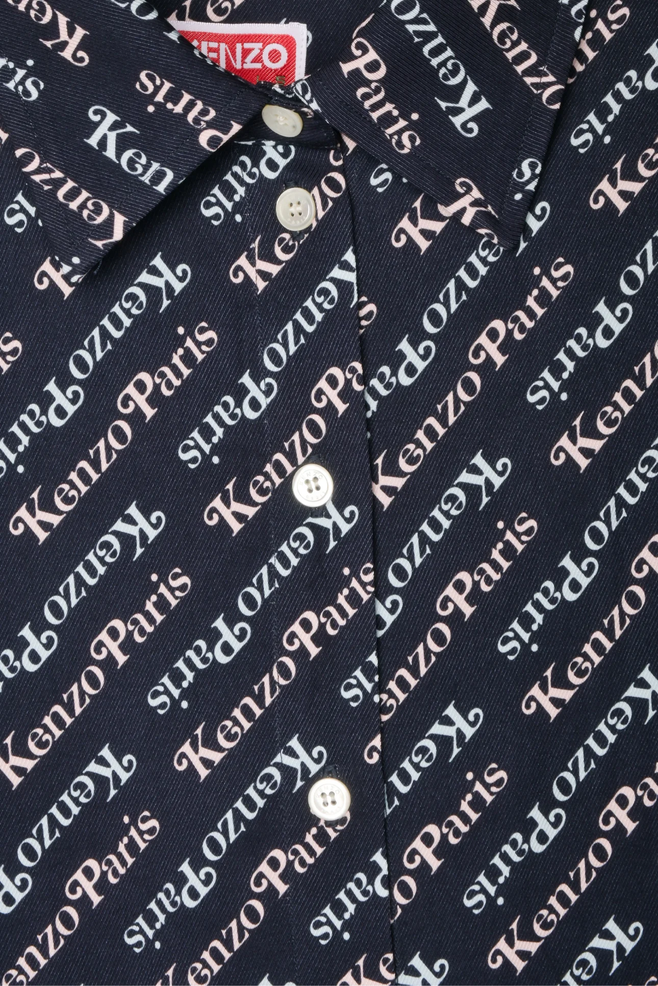 Kenzo x Verdy Size 34 Logo Print Shirt - Image 3