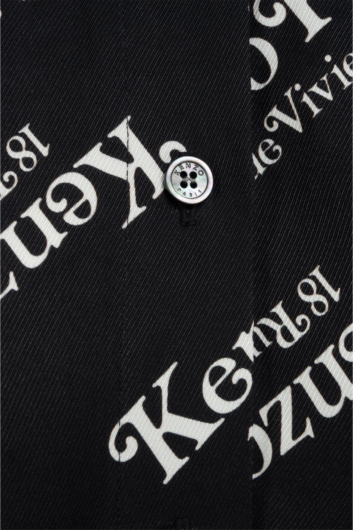 Kenzo x Verdy Size 34 Logo Print Shirt - Image 3