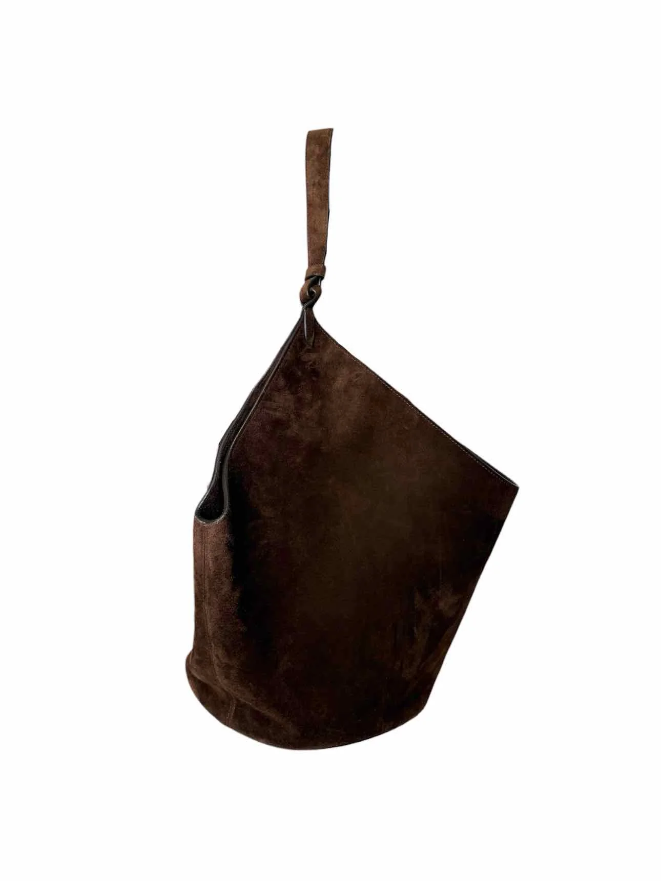 Khaite Medium Lotus Suede Tote Purse - Image 4