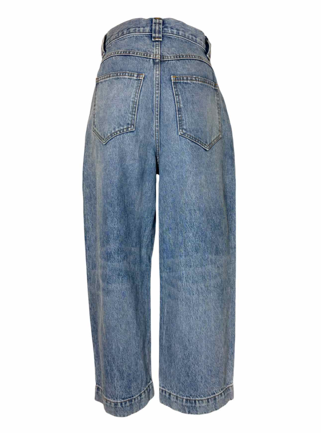 Khaite Size 28 Patch Pocket Full Leg Jeans - Image 2