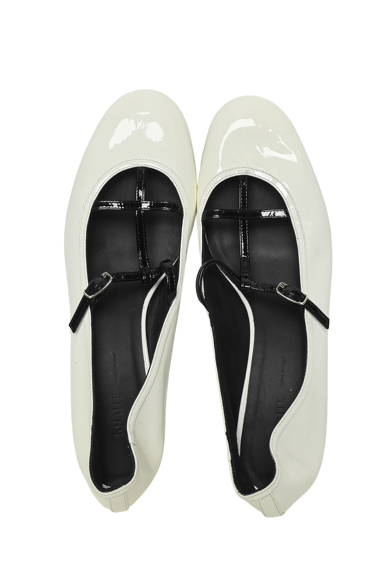 Khaite Size 38 Fawn Patent Leather Mary Jane Pumps - Image 5