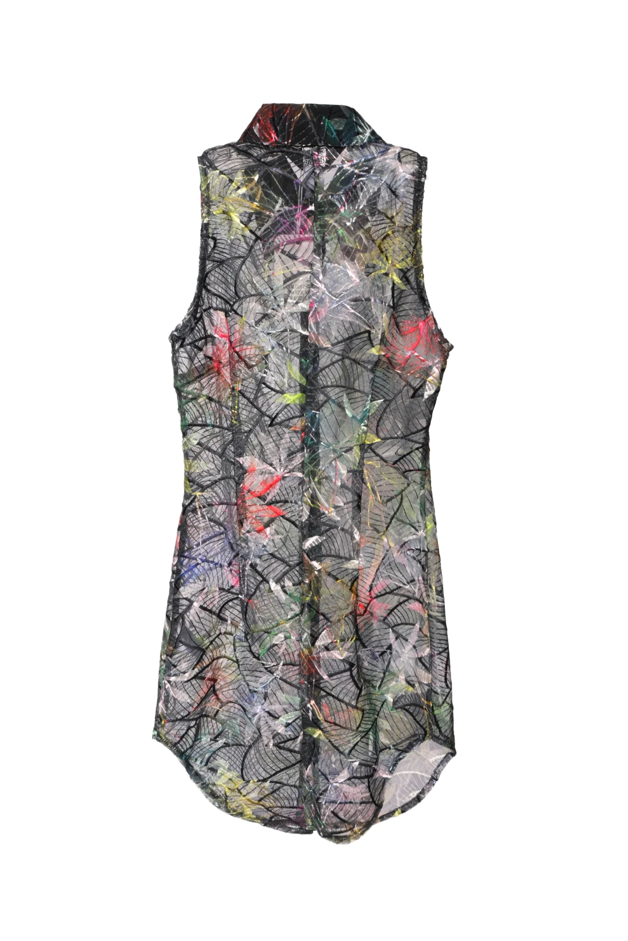 Kim Shui Size XS Pattern Sheer Dress - Image 2