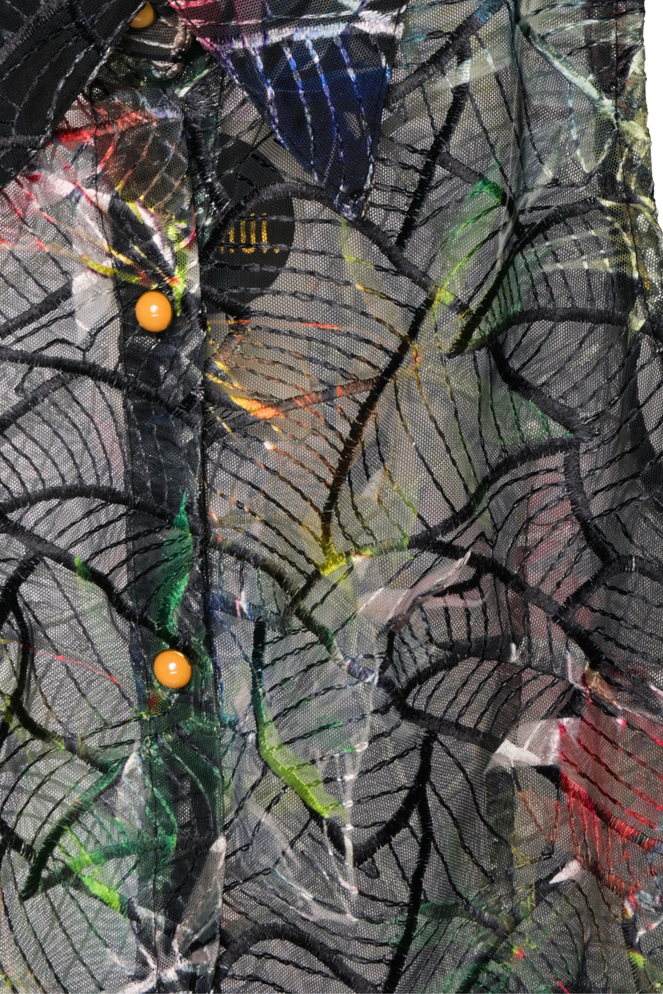 Kim Shui Size XS Pattern Sheer Dress - Image 3