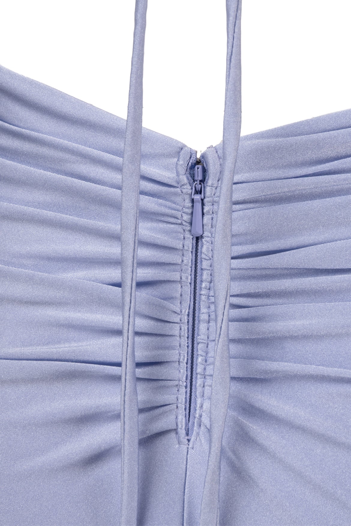 La Femme Size 0 Long Tie Up Back Dress - Image 3