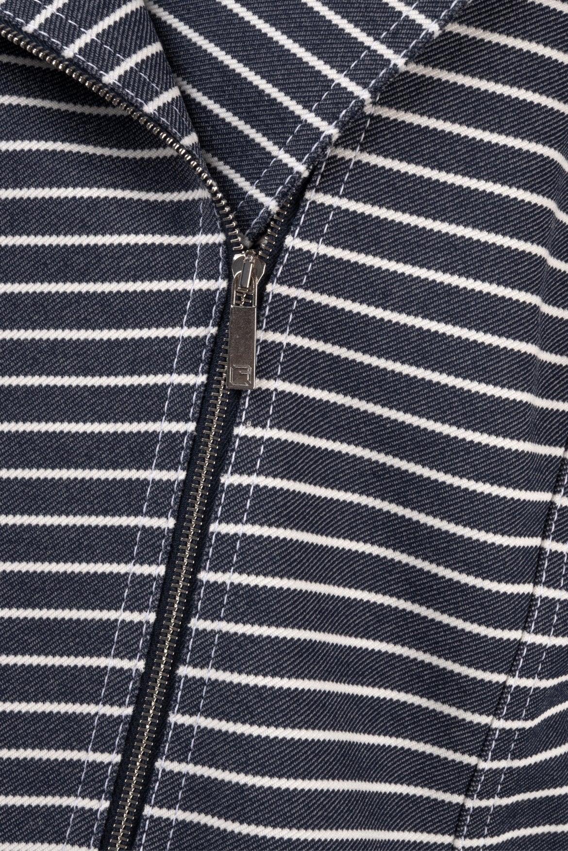 Lafayette 148 Size 16 Striped Moto Jacket - Image 3