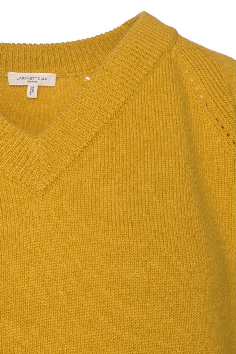 Lafayette 148 Size XL Wool Cashmere Sweater - Image 3