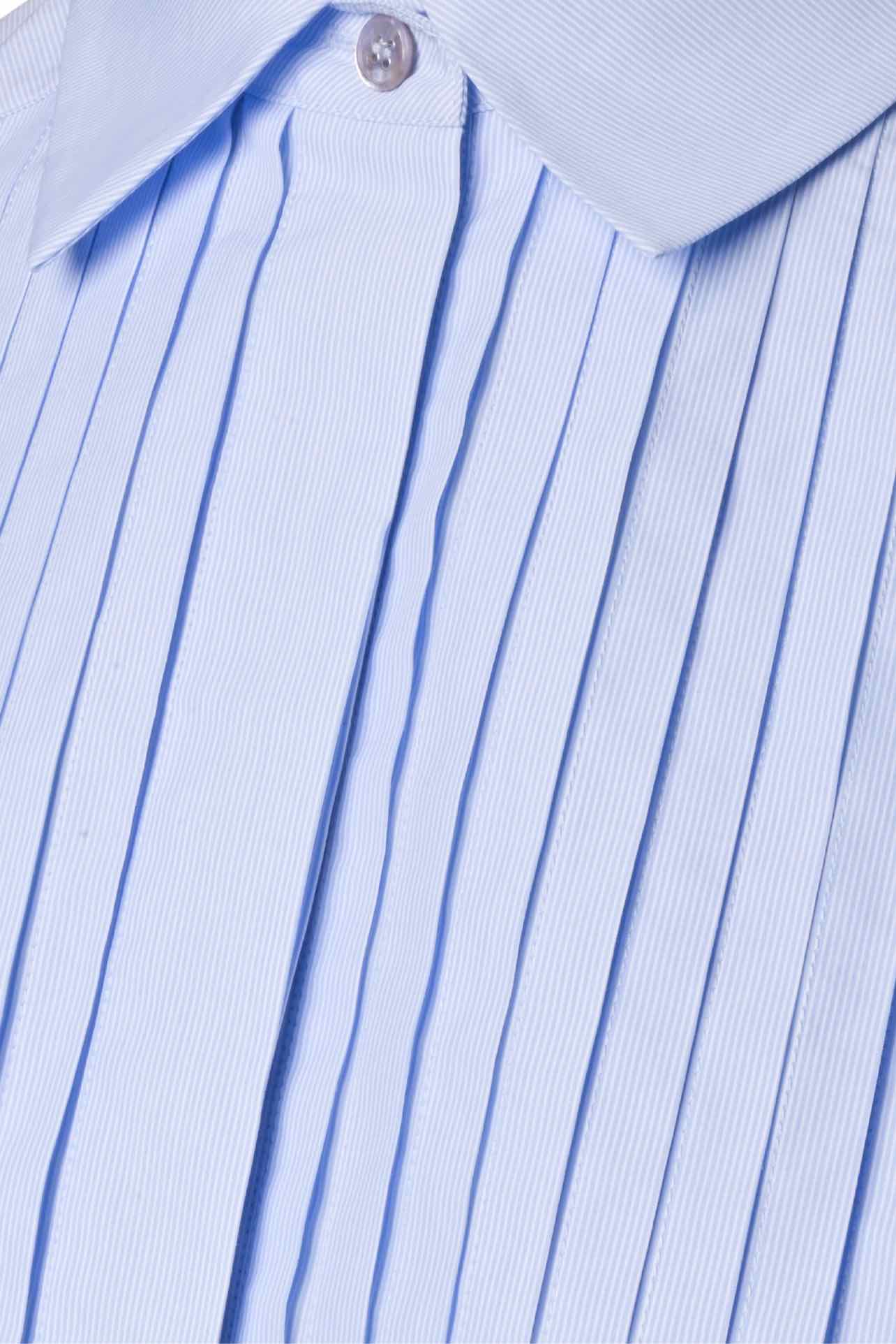 Lafayette 148 Size XS Pleated Pinstripe Dress - Image 3