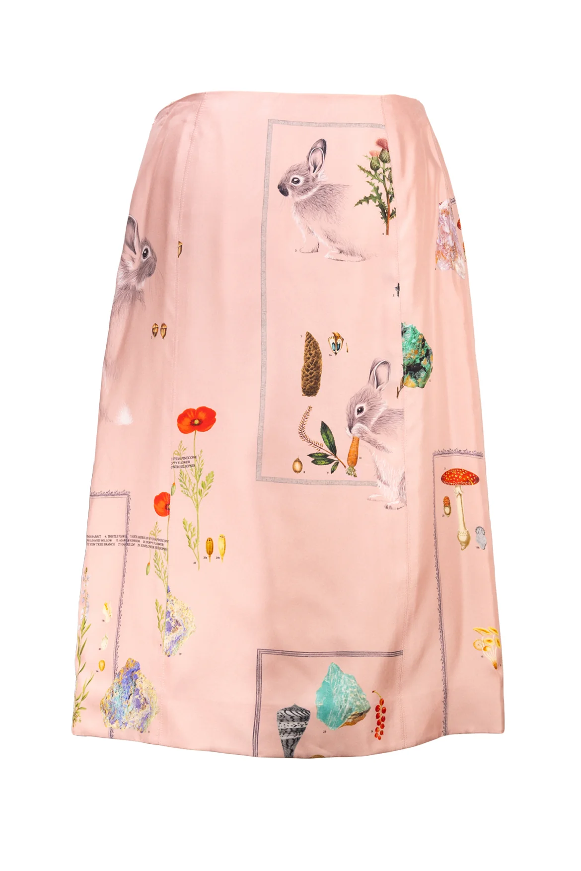 Lanvin Size 38 Jupe Silk Skirt - Image 2