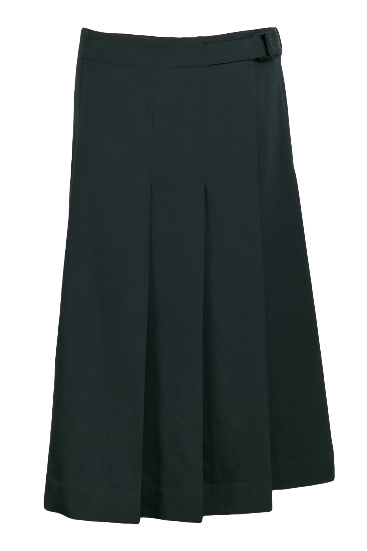 LEMAIRE Size 36 Pleated Wrap Midi Skirt - Image 2