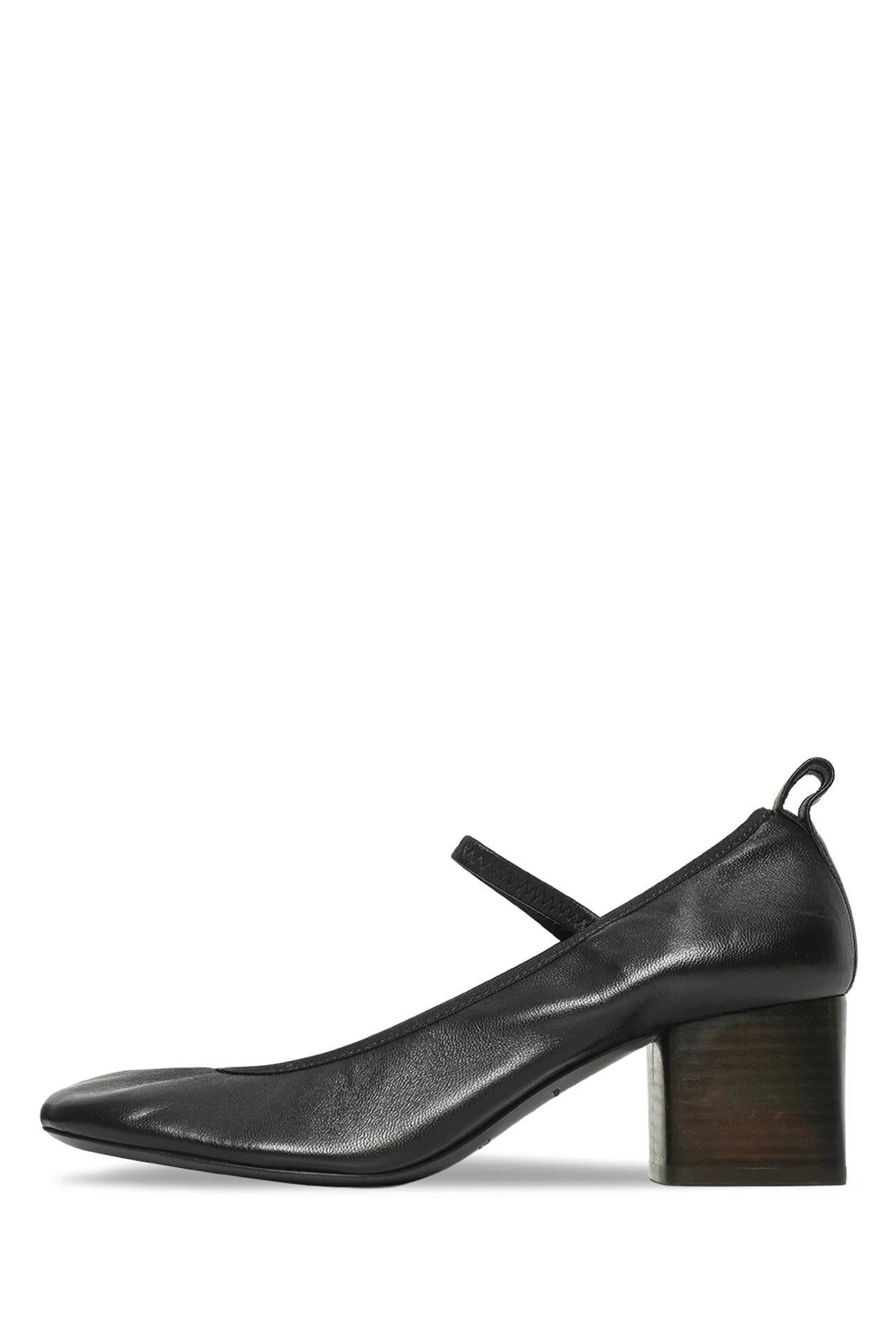 LEMAIRE Size 40 Square Leather Ballerina 55 Pumps - Image 3