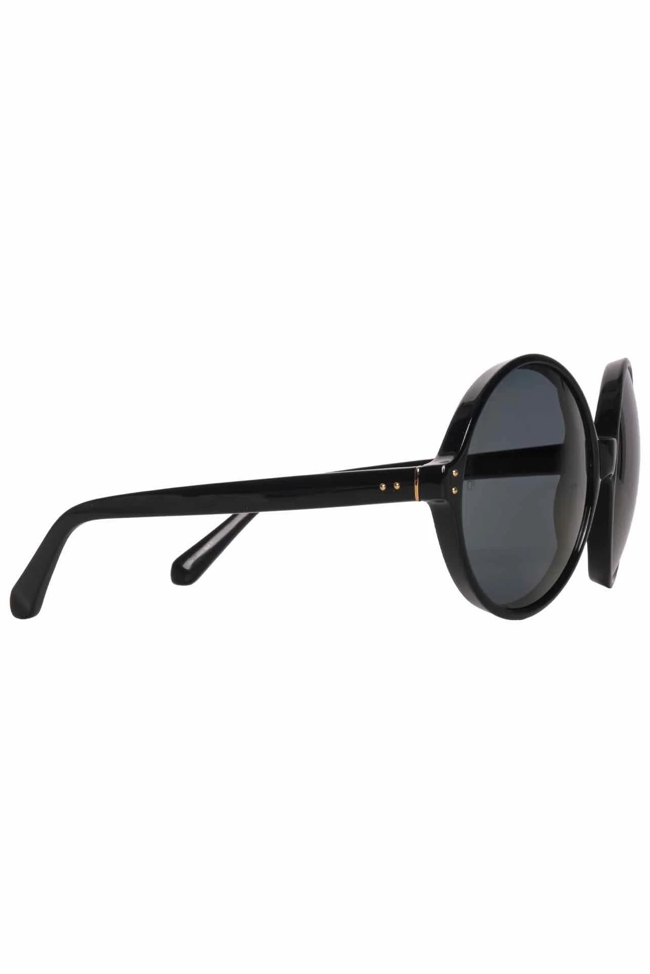 Linda Farrow Luxe Size OS Round Sunglasses - Image 2