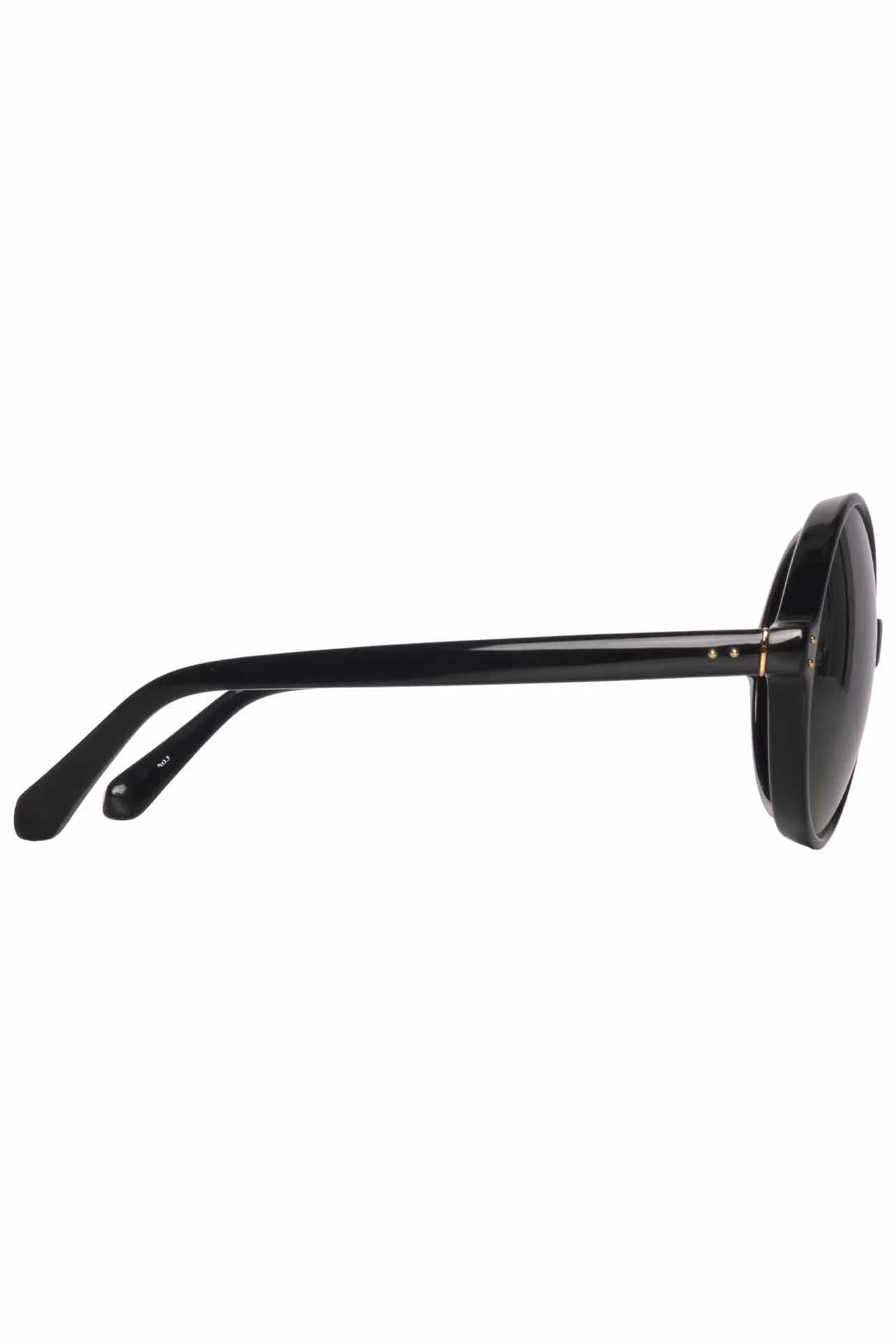 Linda Farrow Luxe Size OS Round Sunglasses - Image 3