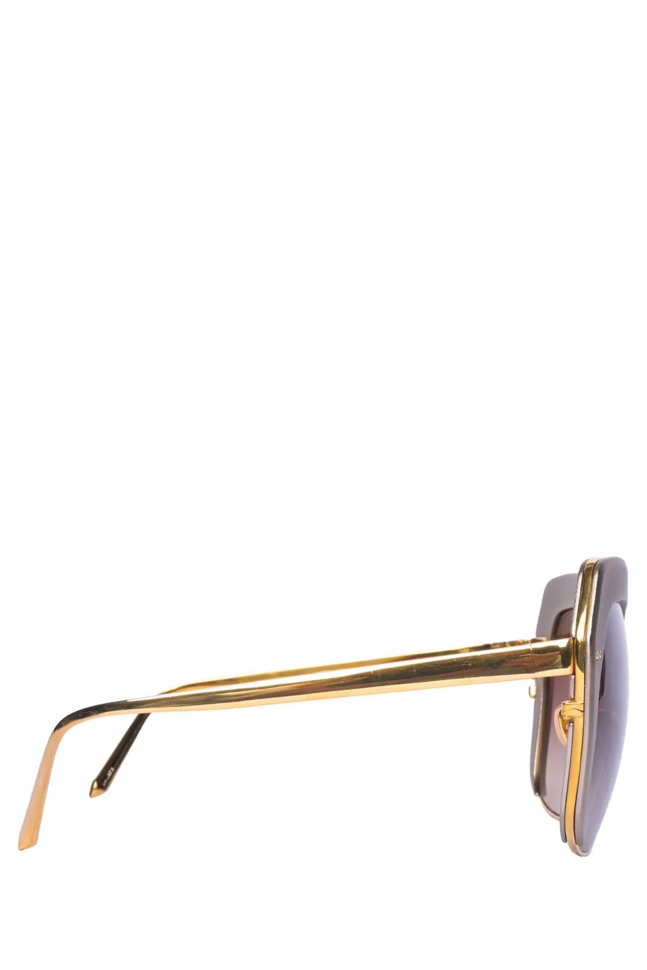 Linda Farrow Oversized LFL 578/5 Sunglasses - Image 3