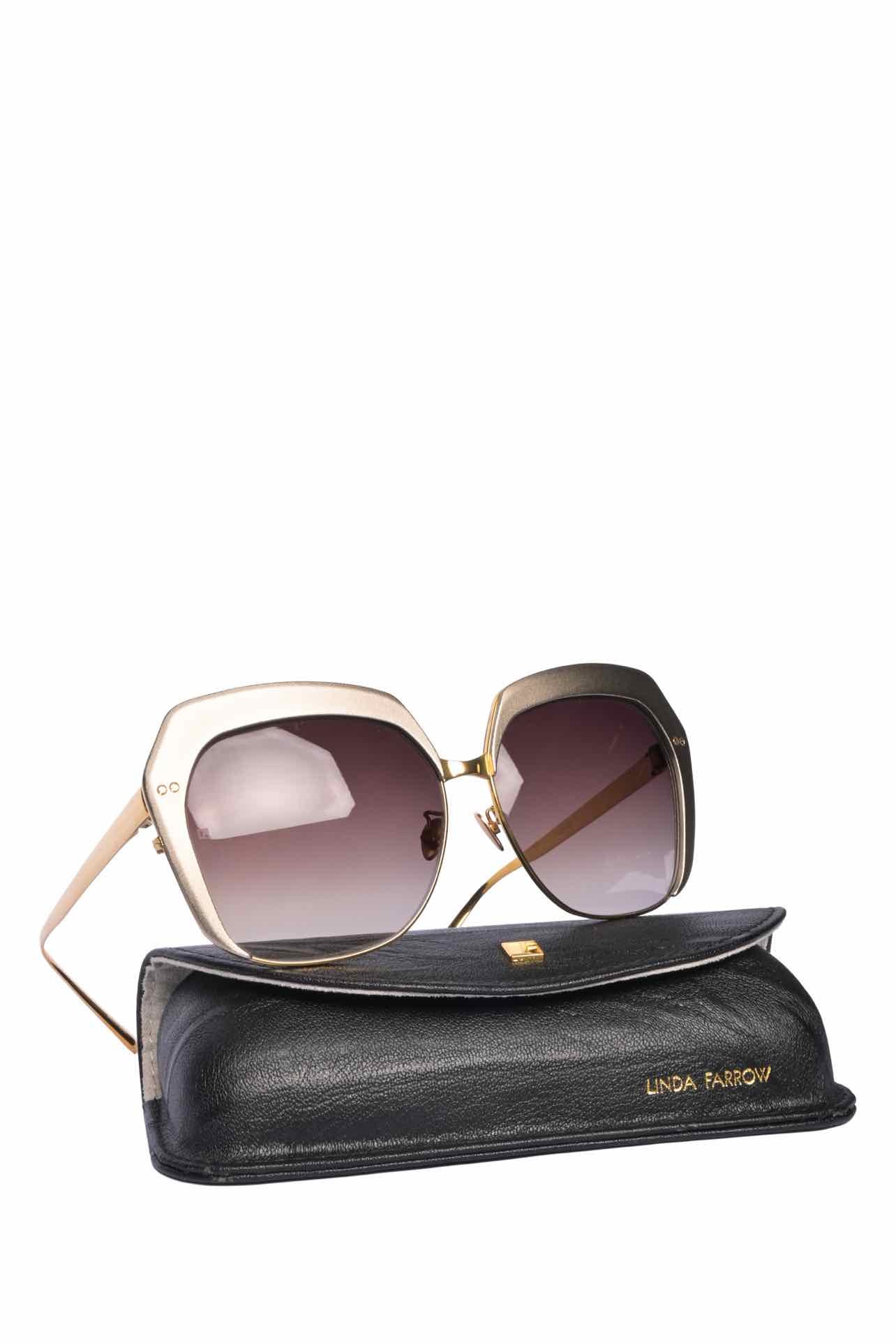 Linda Farrow Oversized LFL 578/5 Sunglasses - Image 5