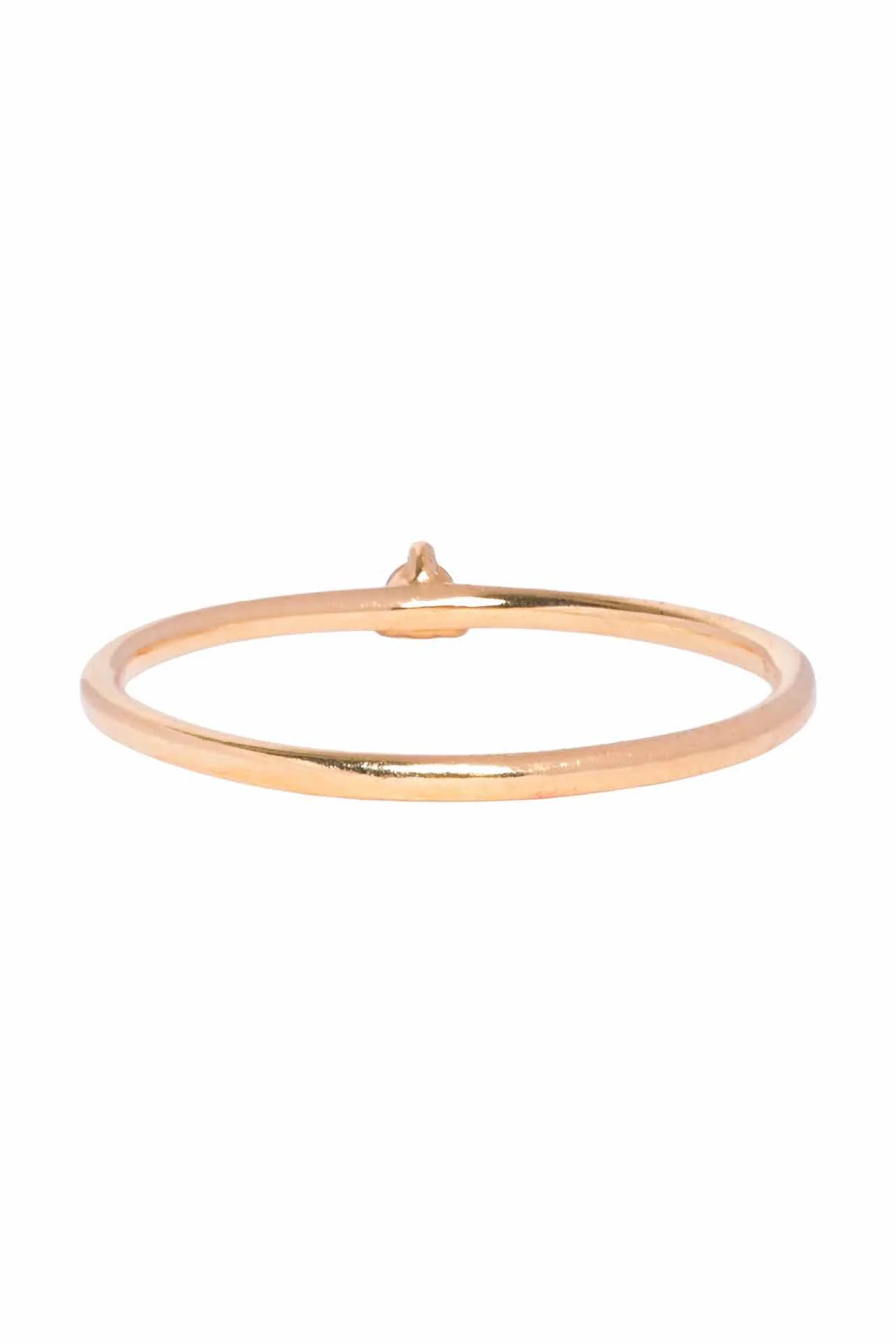 Liven Size 6 14K Yellow Gold & Diamond Souli Single Stackable Band Ring - Image 2