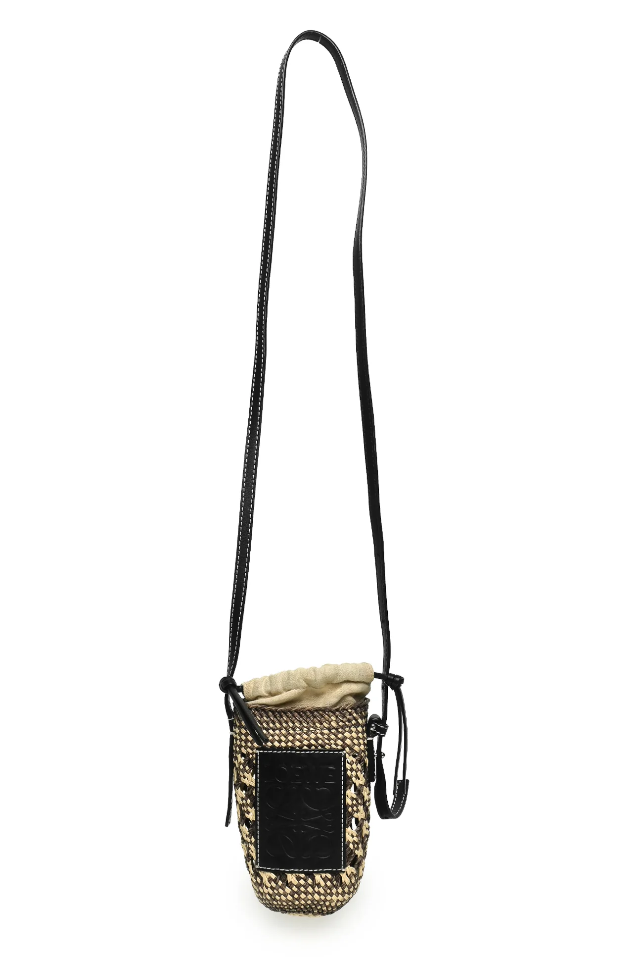 Loewe Paula's Ibiza Straw Cylinder Pocket Bag - Image 4