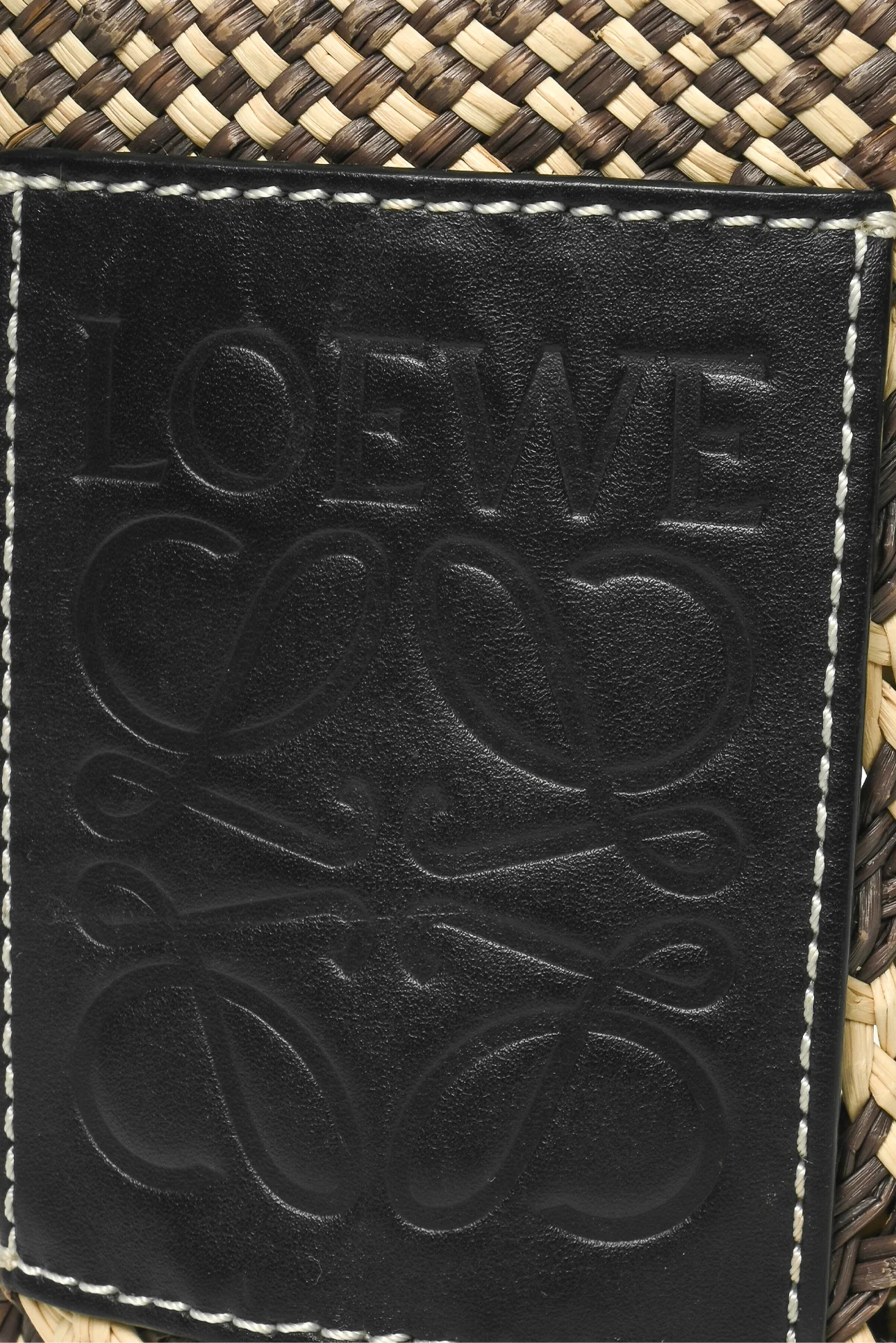 Loewe Paula's Ibiza Straw Cylinder Pocket Bag - Image 5