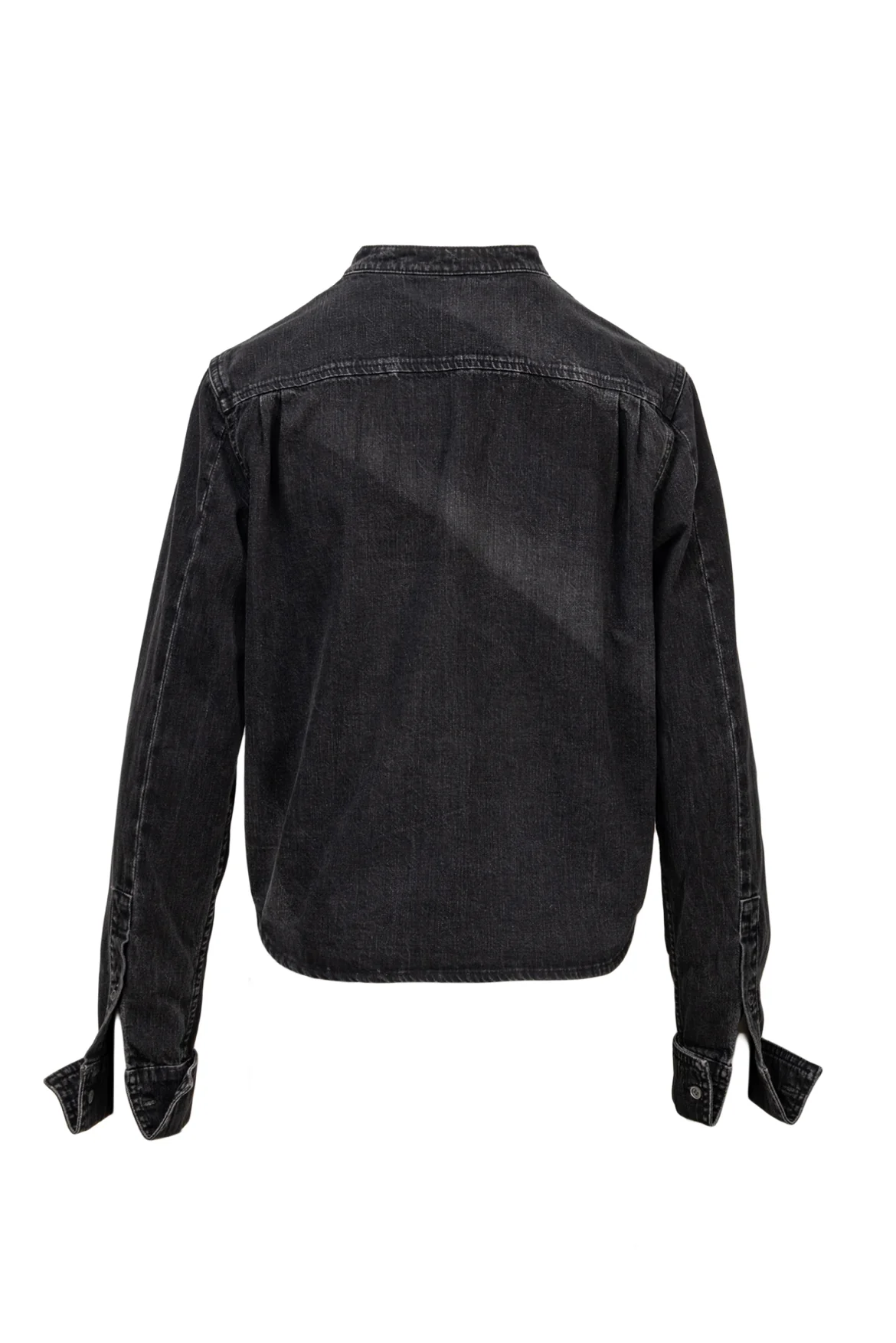 Loewe Size 4 Pleated Denim Shirt - Image 2