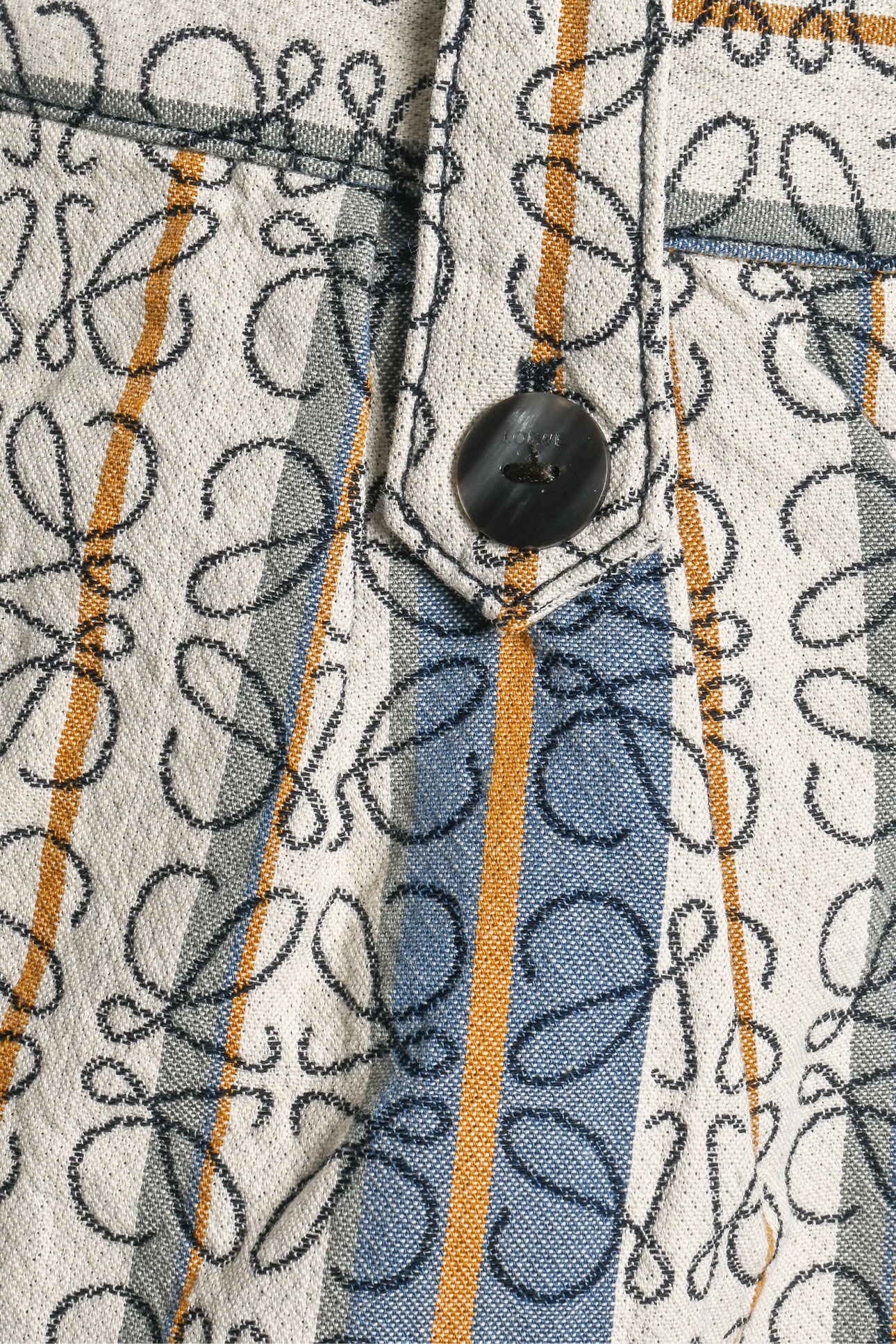 Loewe Size 4 Striped Anagram Pattern Shorts - Image 3