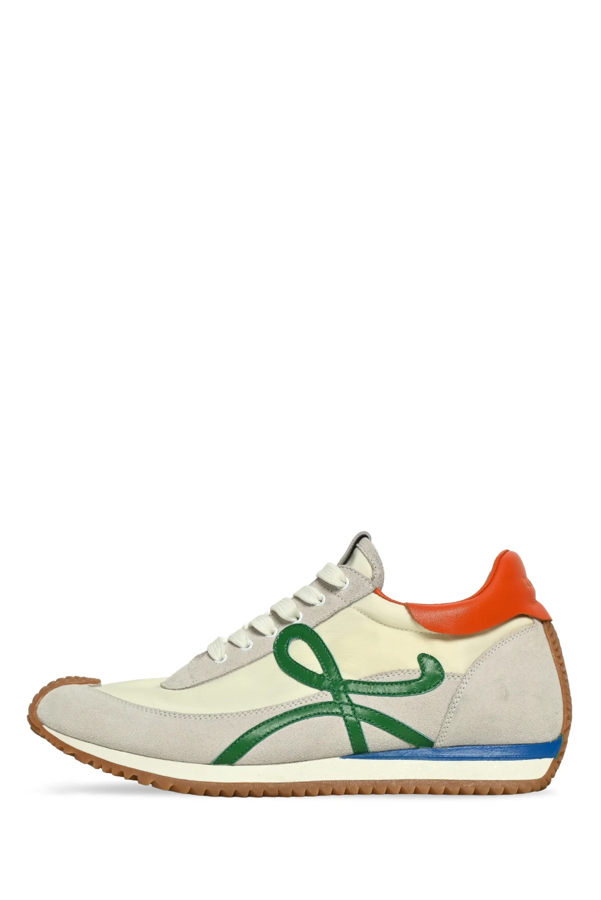 Loewe Size 45 Men's Flow Runner Suede Trimmed Sneakers - Image 3