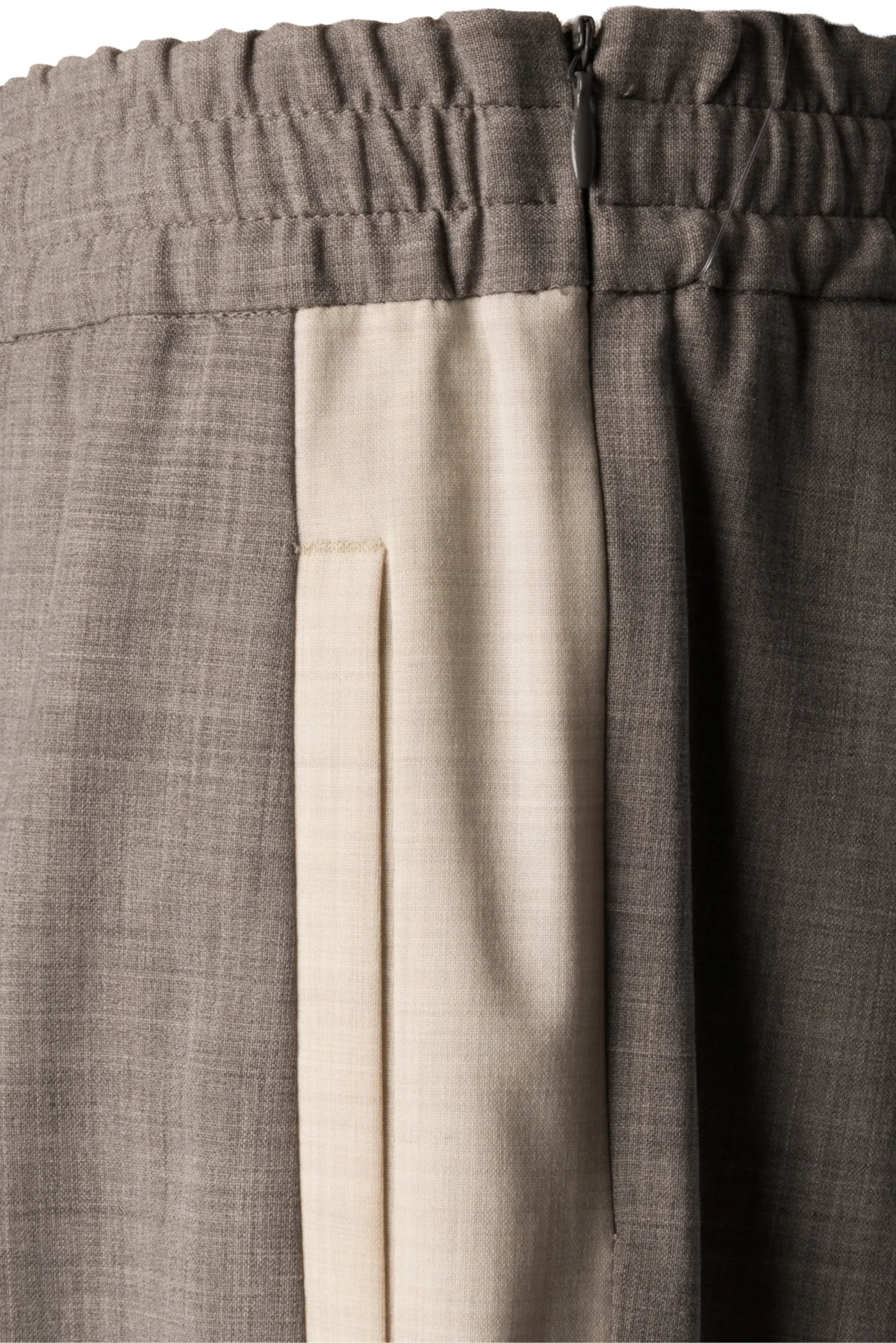 Lorena Antoniazzi Size 10 Stretch Wool Side-Stripe Pants - Image 4