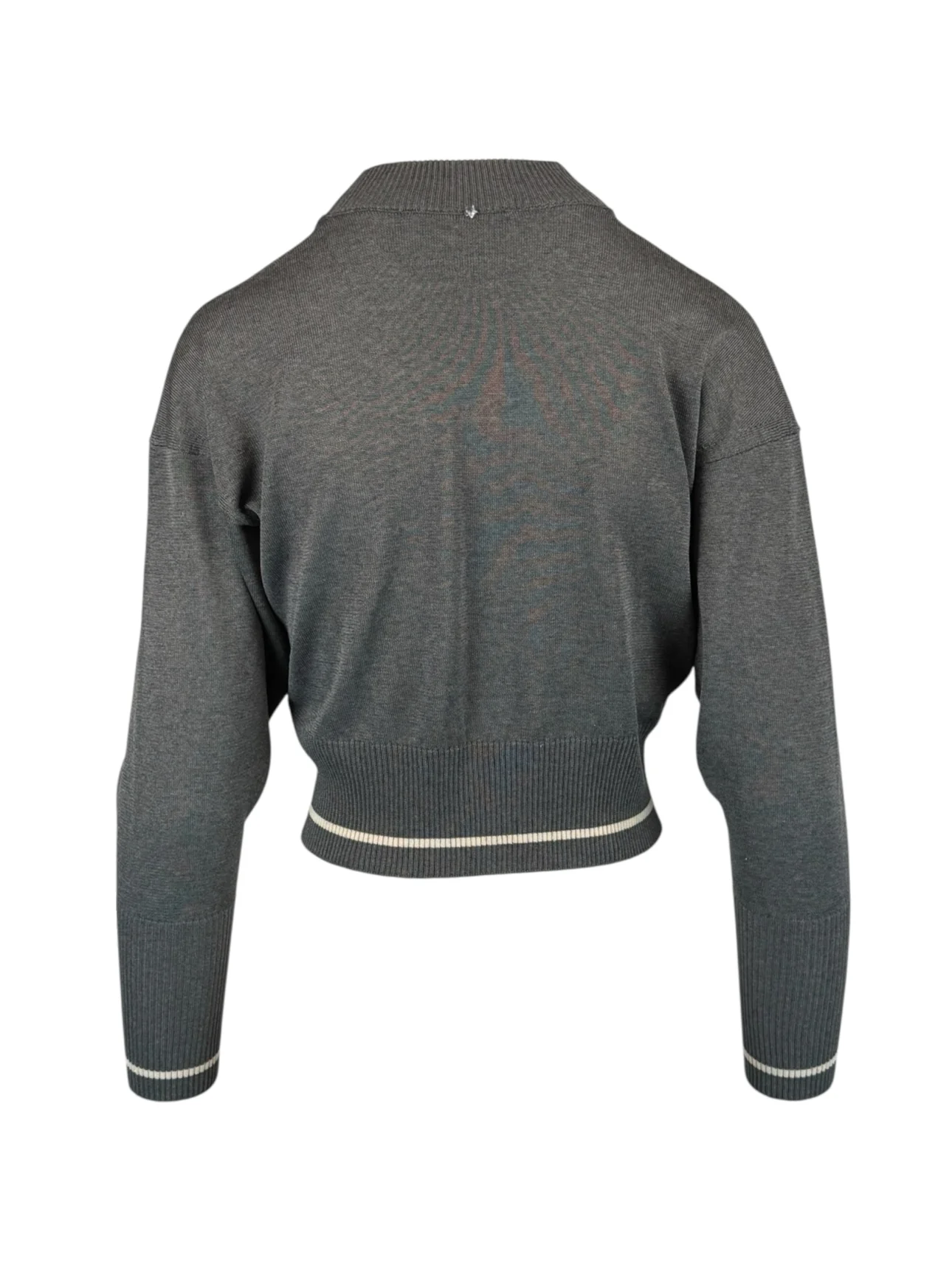 Lorena Antoniazzi Size XS Zip-Up Knit Cardigan - Image 2
