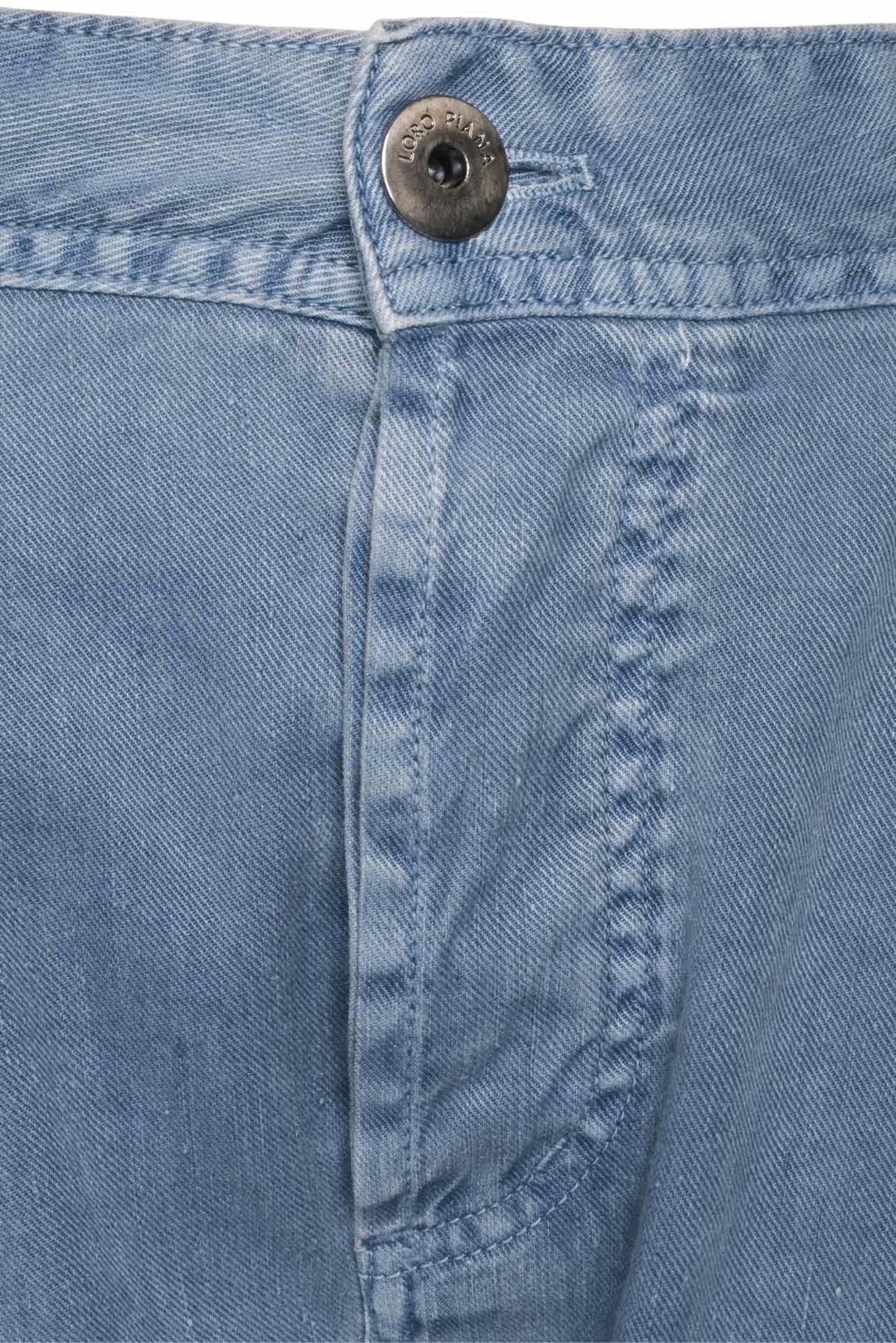 Loro Piana Size 38 Men's Linen Blend Jeans - Image 3