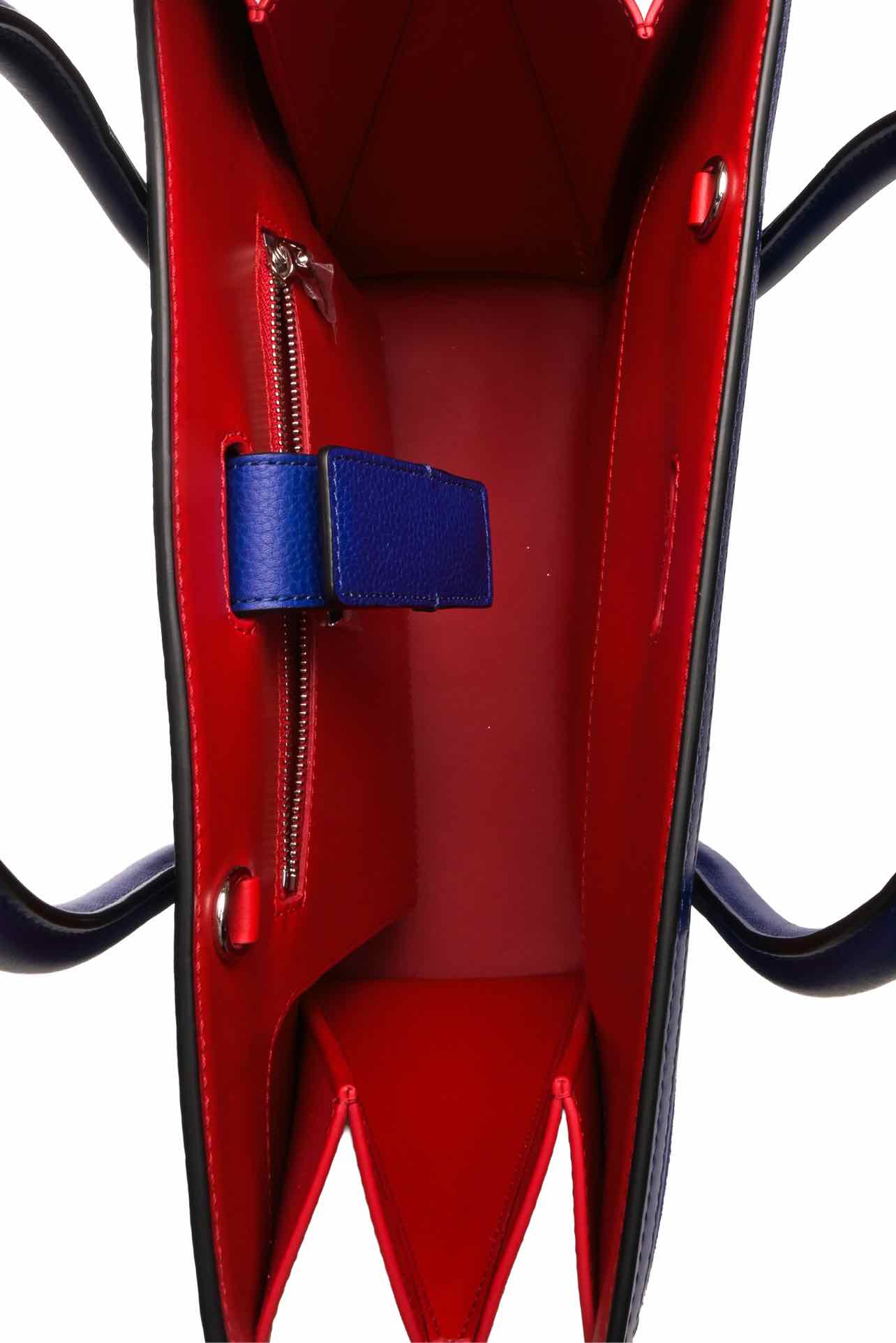Louboutin Medium Studded Leather & Suede Paloma Tote - Image 7