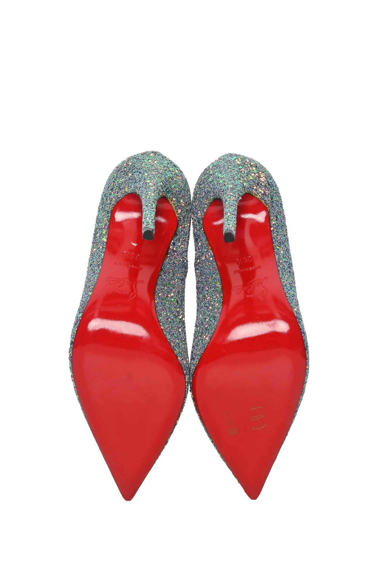 Louboutin Size 36.5 So Kate Glitter Pumps - Image 6