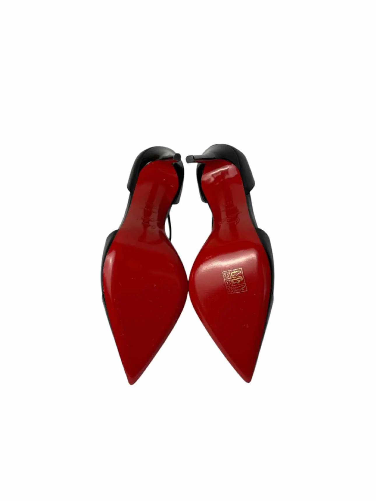 Louboutin Size 38.5 Crissos Crossover Patent Leather Pumps - Image 5
