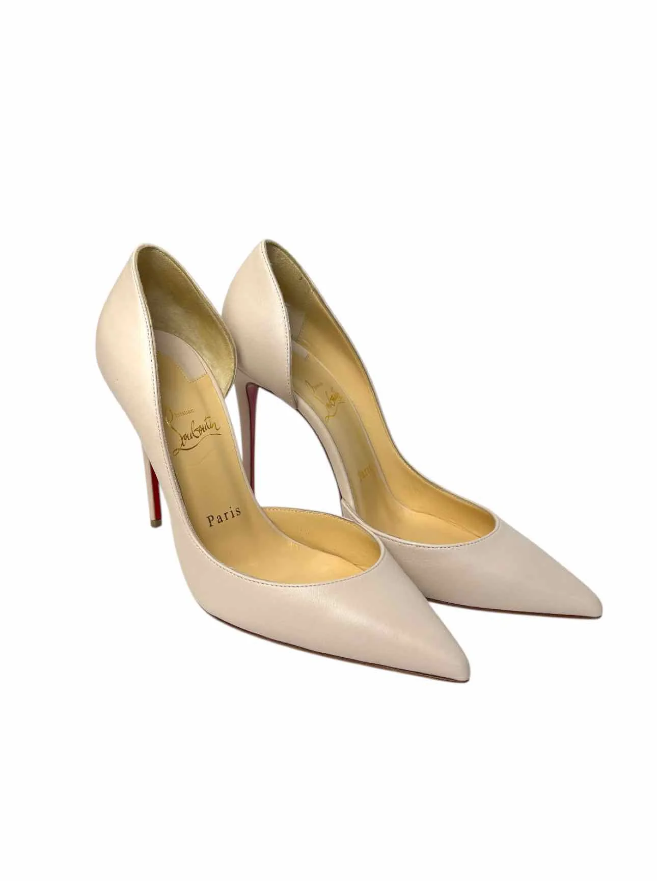Louboutin Size 38 Leather Pumps - Image 2