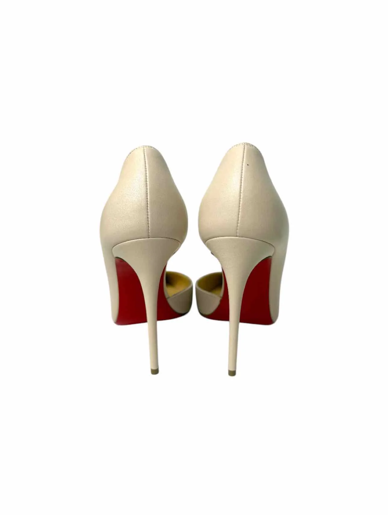Louboutin Size 38 Leather Pumps - Image 4