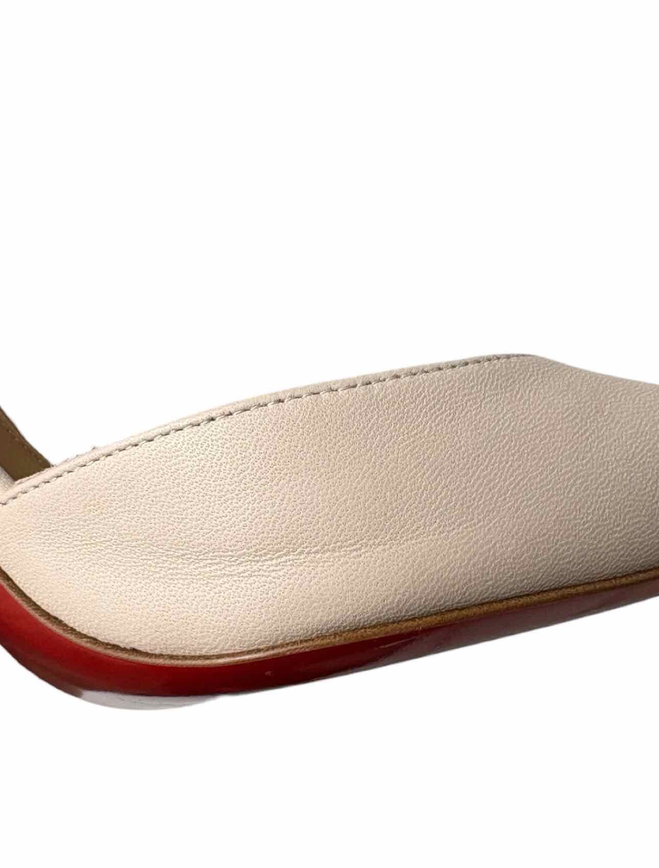 Louboutin Size 38 Leather Pumps - Image 6