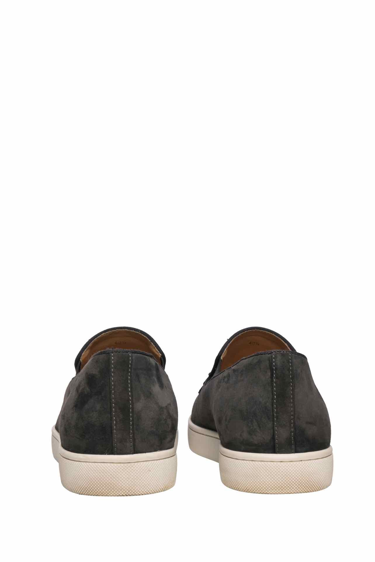 Louboutin Size 40.5 Men's CJL Logo Stud Embellished Slip On Shoes - Image 5