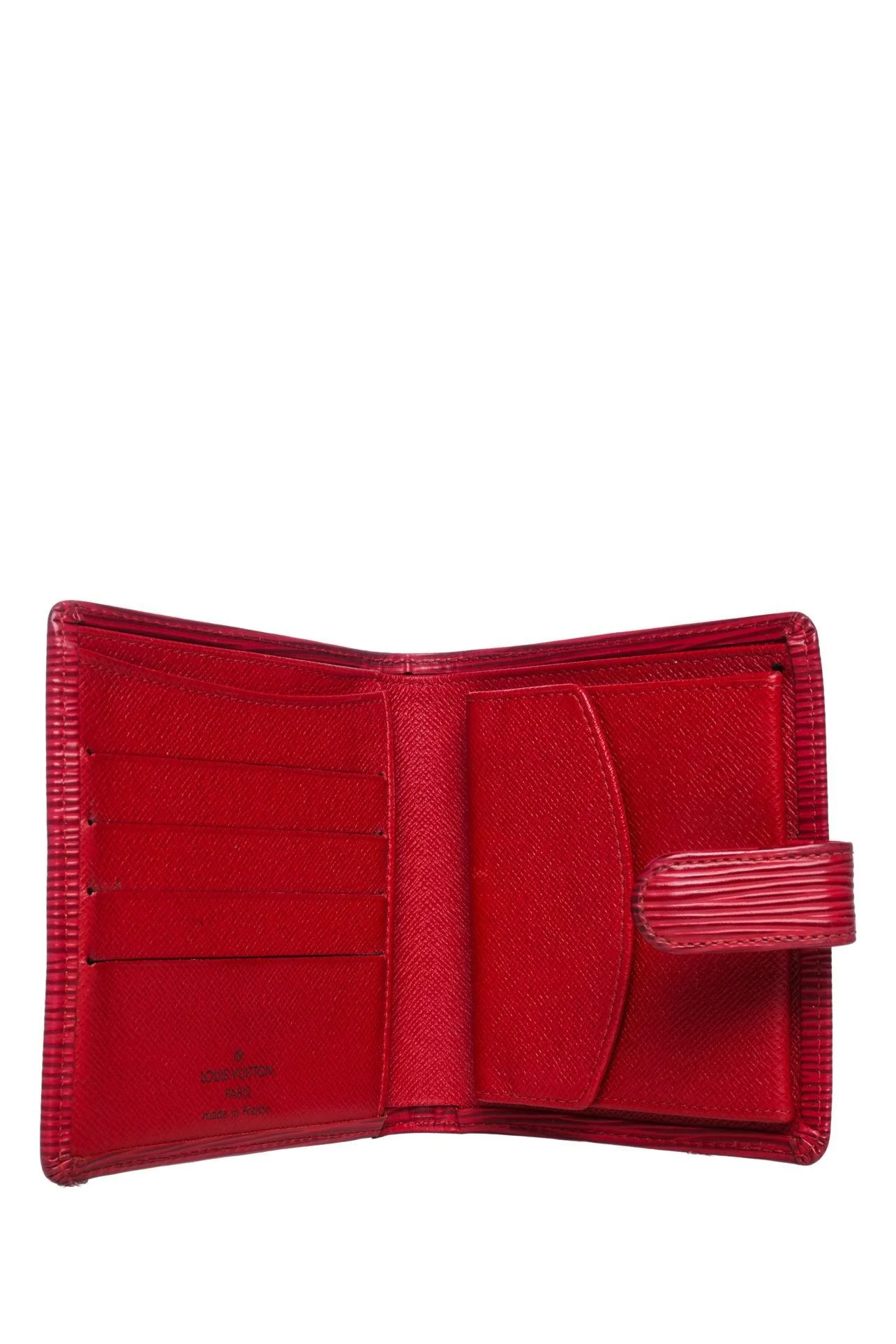 Louis Vuitton 2002 Epi Porte Billets Compact Wallet - Image 3
