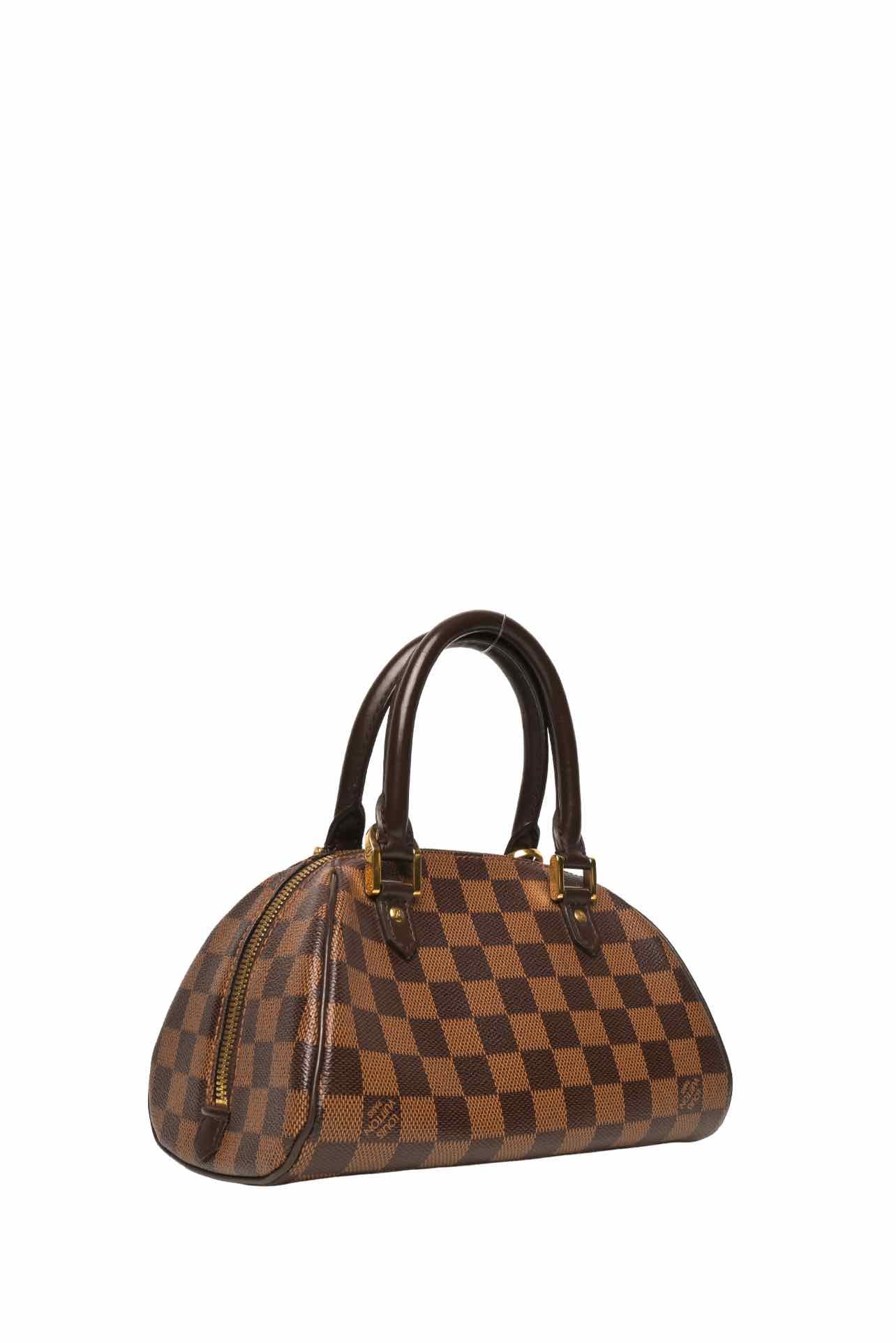 Louis Vuitton 2003 Damier Evene Ribera Top Handle Bag - Image 2