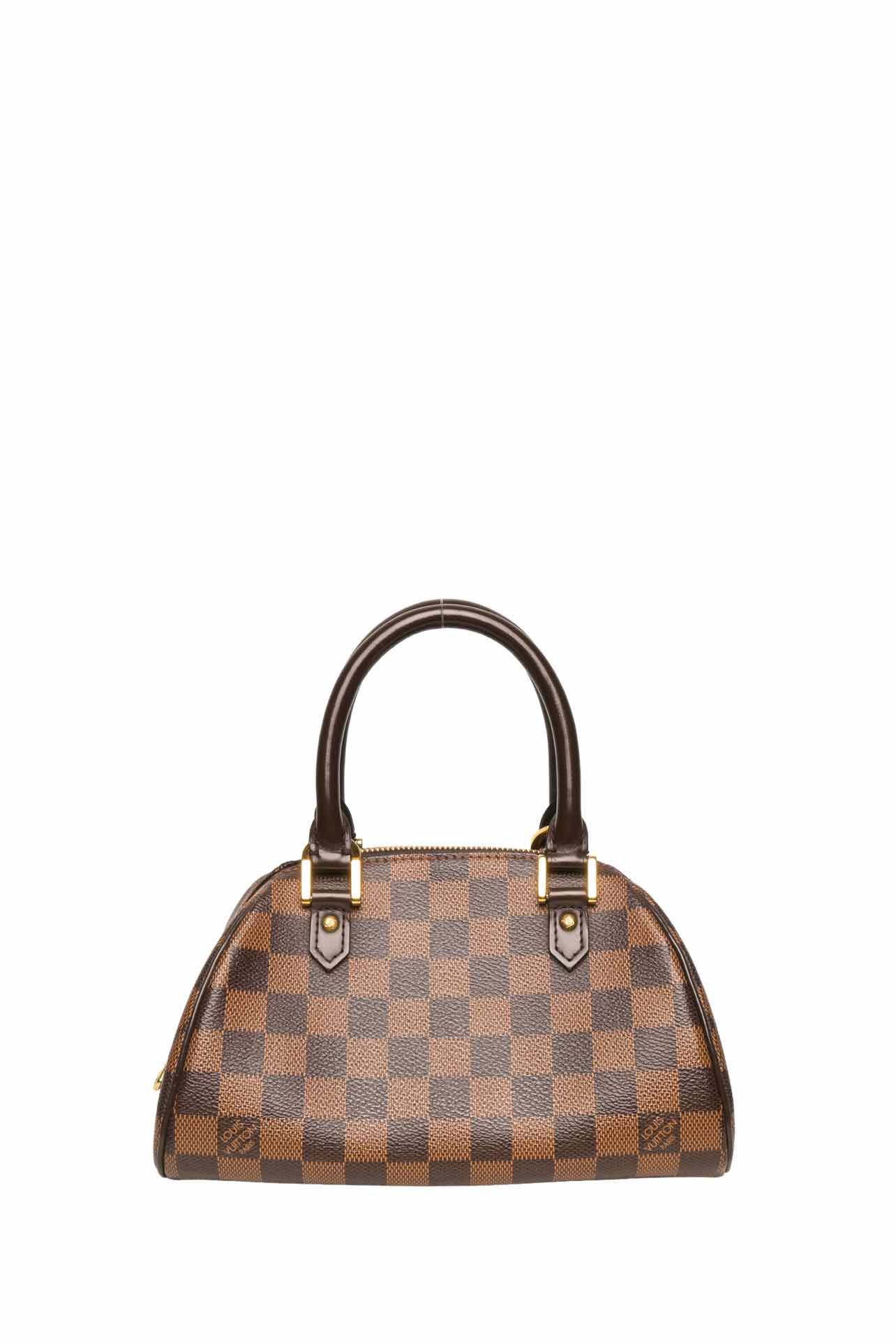 Louis Vuitton 2003 Damier Evene Ribera Top Handle Bag - Image 3
