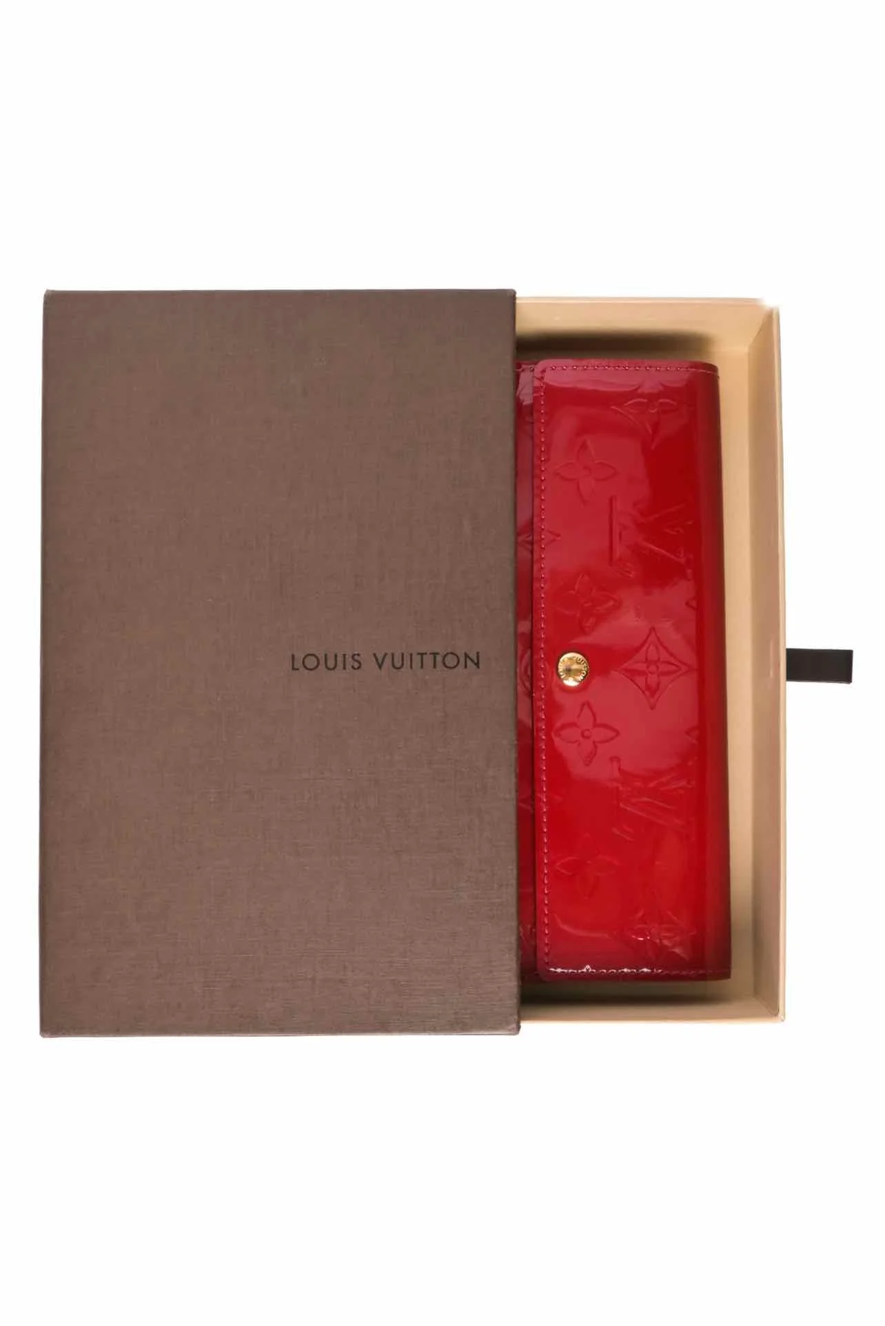 Louis Vuitton 2007 Pomme D'Amour Monogram Vernis Sarah Wallet - Image 5