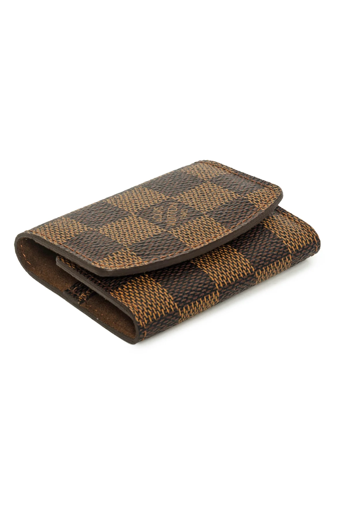 Louis Vuitton 2008 Damier Ebene Cufflinks Case - Image 4