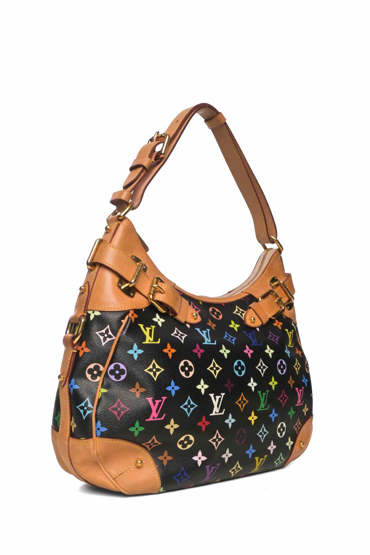 Louis Vuitton 2010 Monogram Multicolor Greta Shoulder Bag - Image 2