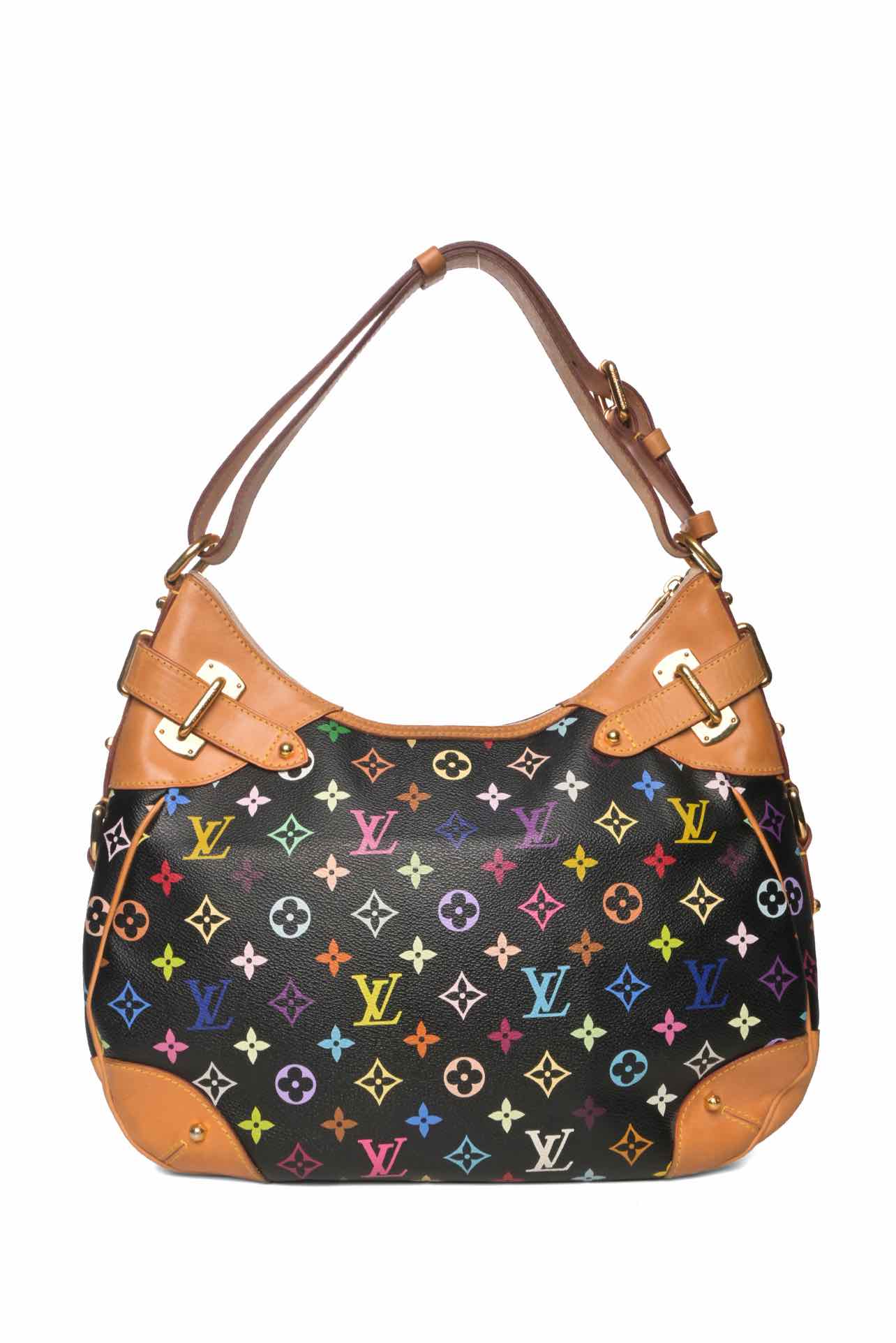 Louis Vuitton 2010 Monogram Multicolor Greta Shoulder Bag - Image 3
