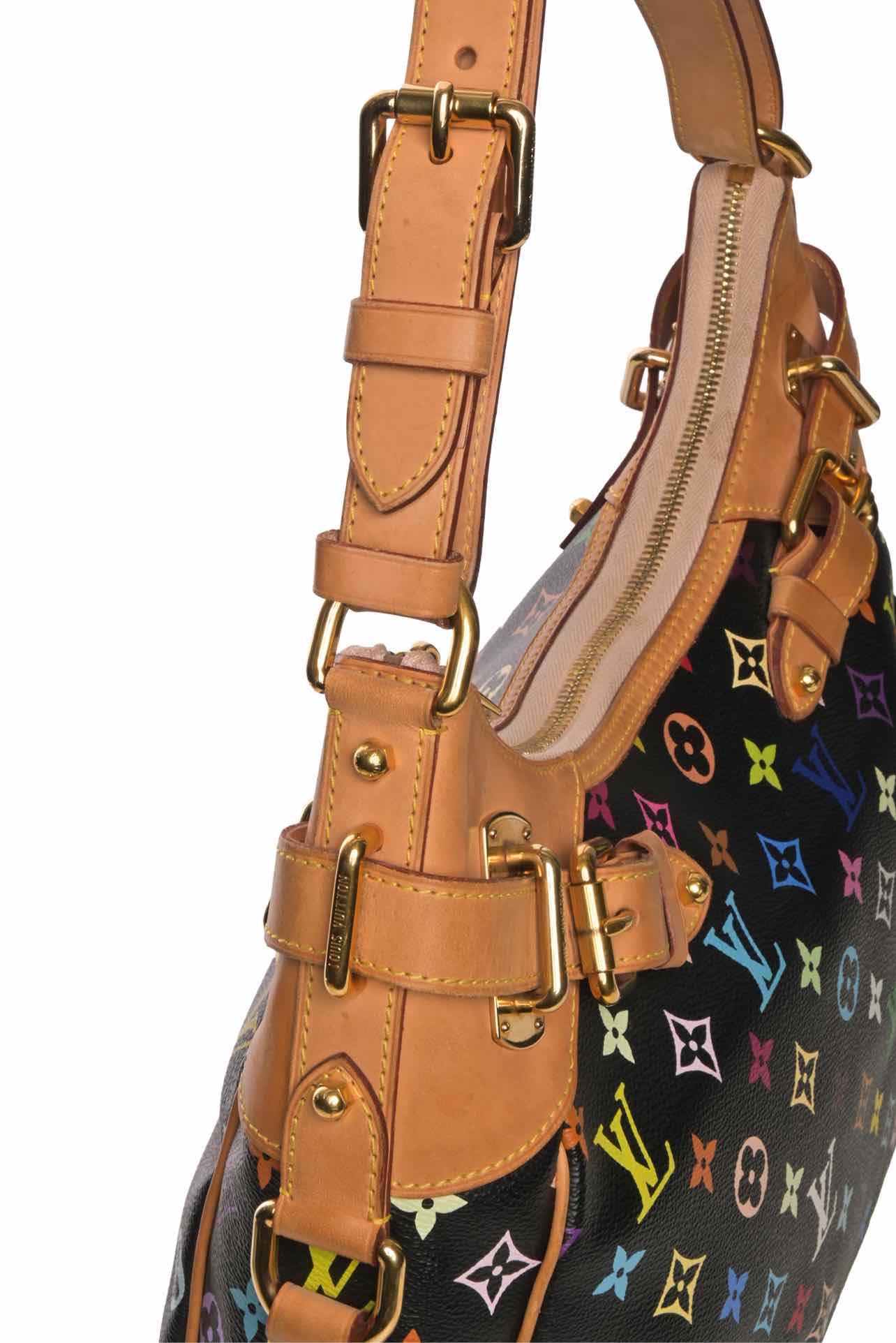Louis Vuitton 2010 Monogram Multicolor Greta Shoulder Bag - Image 5
