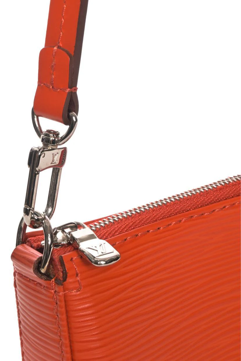 Louis Vuitton 2012 Piment Epi Leather Pochette Accessoires Shoulder Bag - Image 5