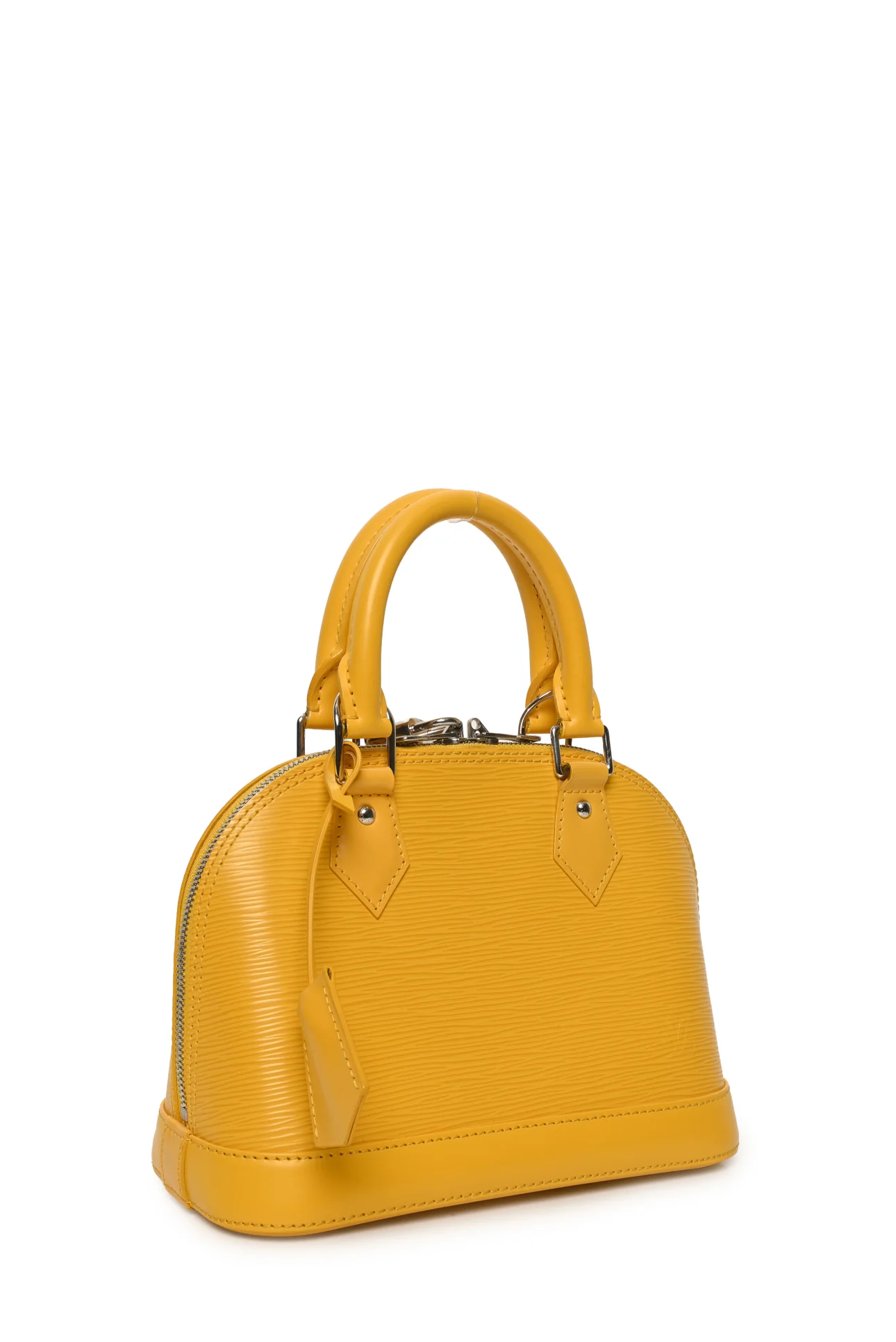 Louis Vuitton 2013 Tassil Yellow Epi Leather Alma BB Purse - Image 2