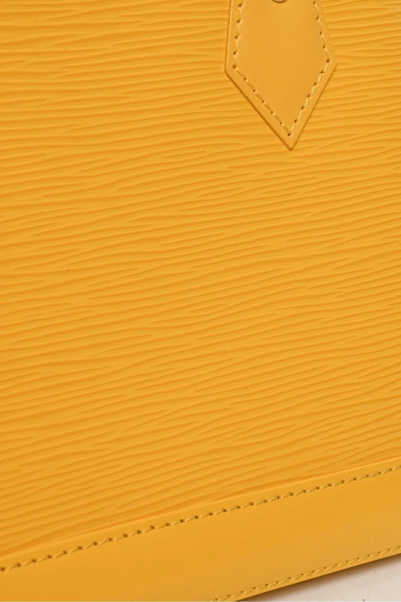 Louis Vuitton 2013 Tassil Yellow Epi Leather Alma BB Purse - Image 6