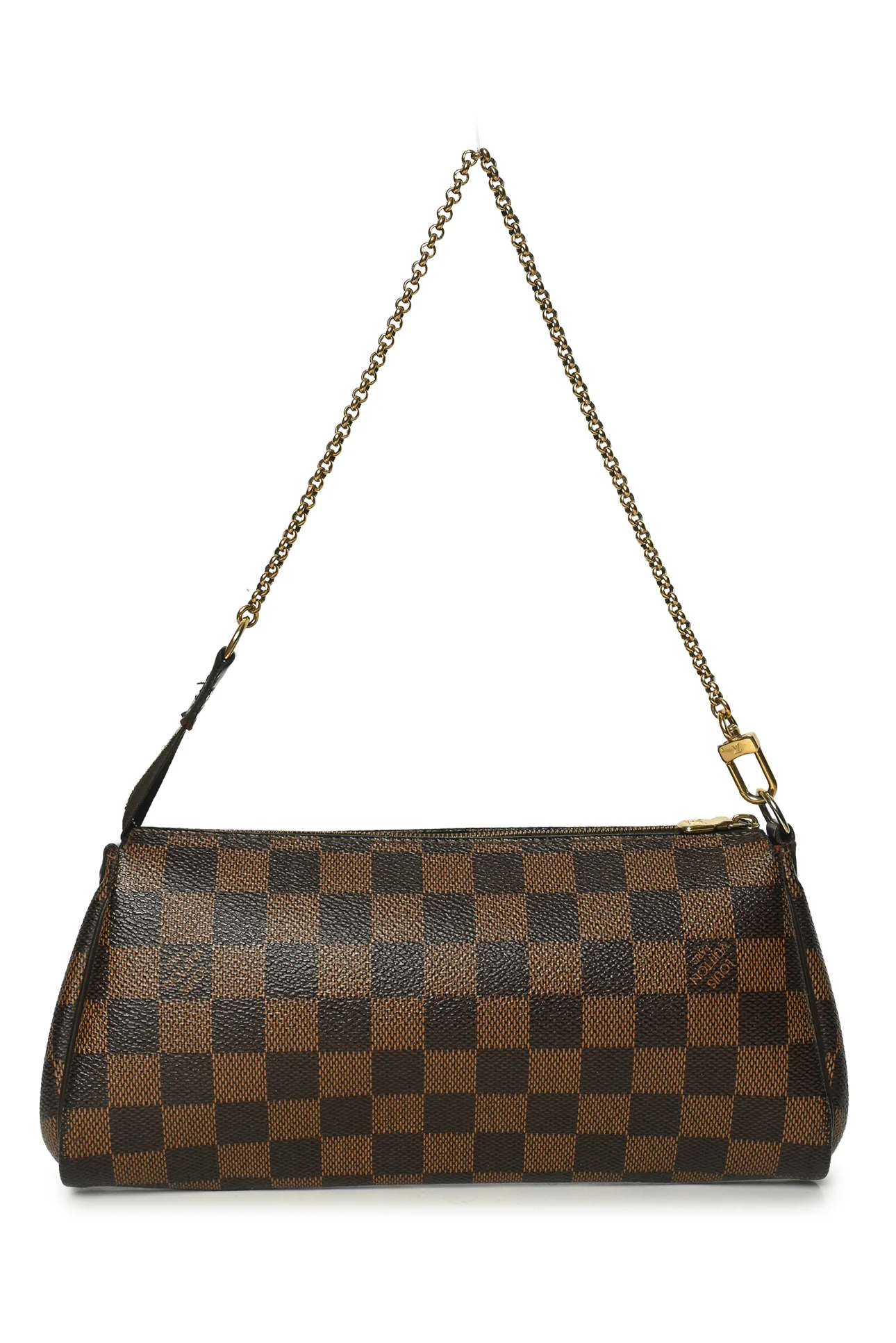 Louis Vuitton 2015 Damier Ebene Eva Pochette Bag - Image 3