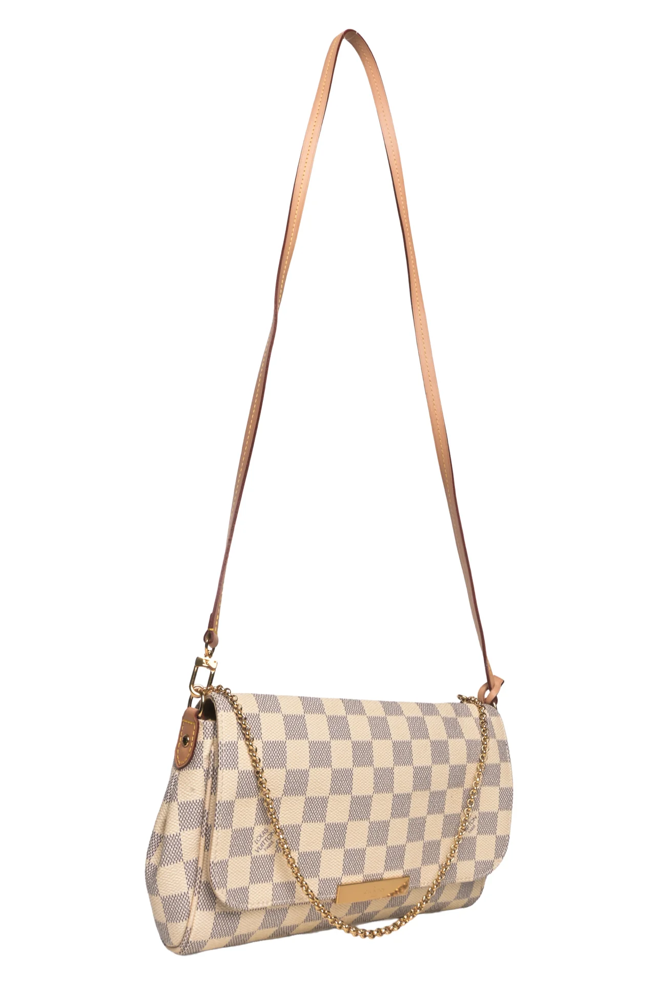 Louis Vuitton 2016 Damier Azur Favorite MM Shoulder Bag - Image 6