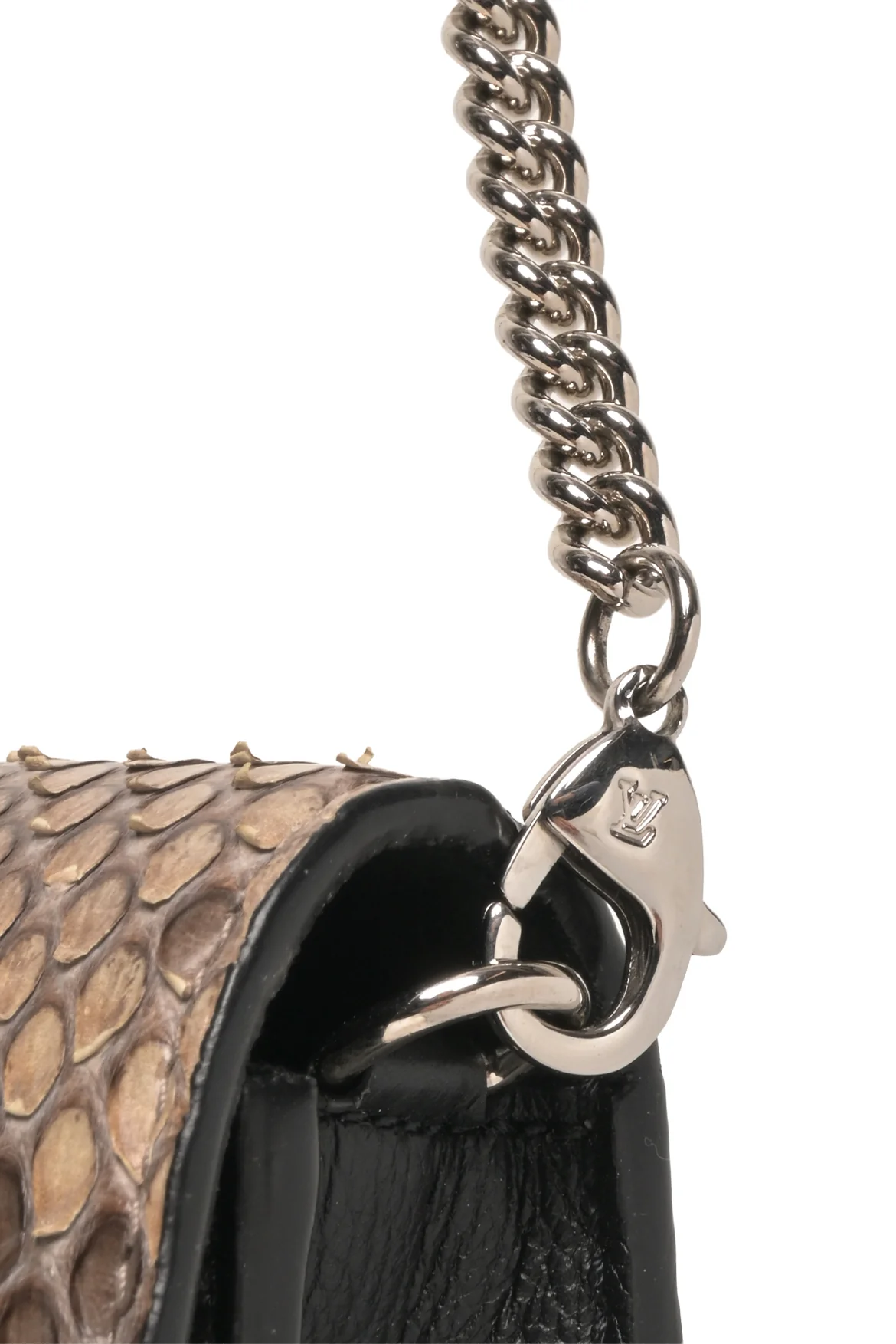 Louis Vuitton 2019 Python Mylockme Chain Pochette - Image 6