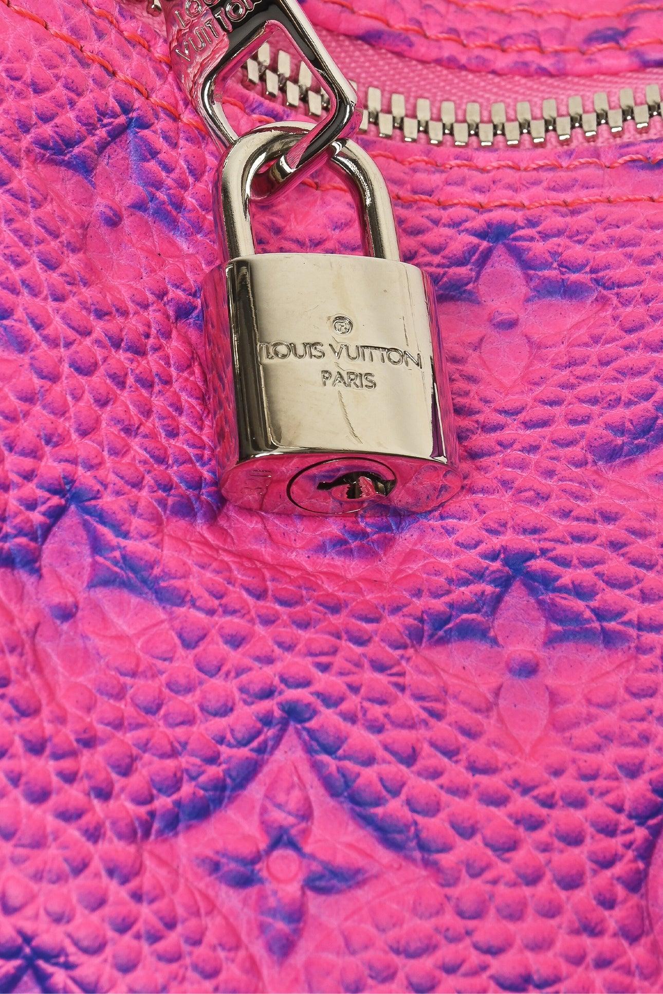 Louis Vuitton 2022 V.A Monogram Taurillon Illusion Keepall Bandouliere 50 - Image 7