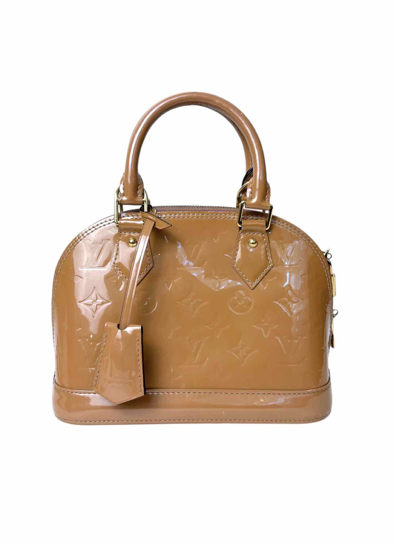 Louis Vuitton Alma BB Rose Velours Vernis Purse - Image 2